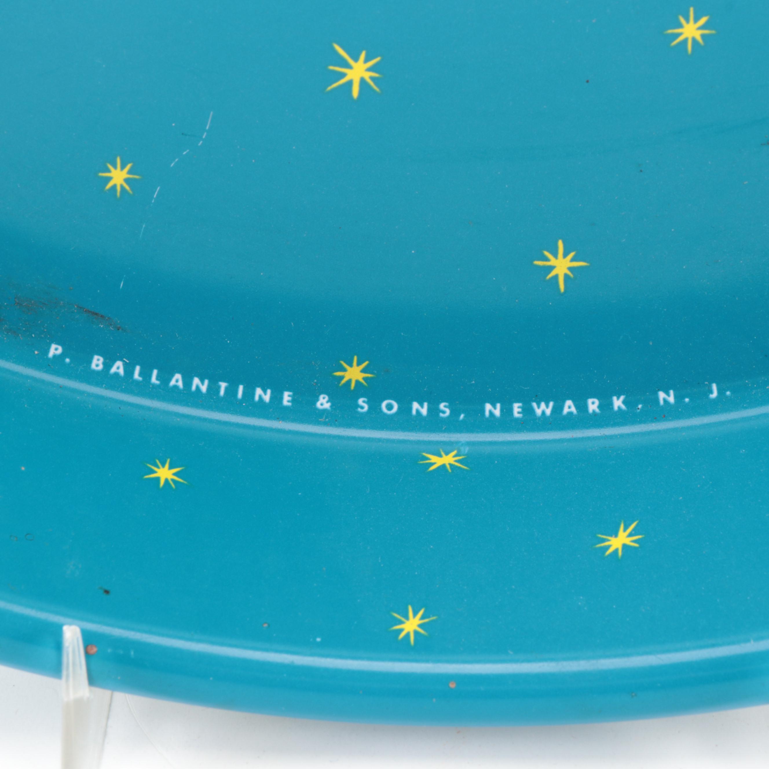 Baseball Stickers, Prints, Card Sheets and Elvis Stamps in Ballantine Beer Tray