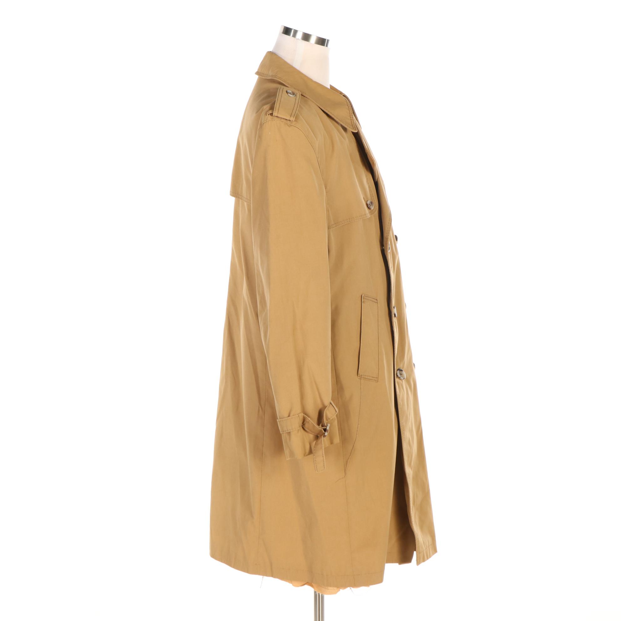 Men's Double-Breasted Trench Coat