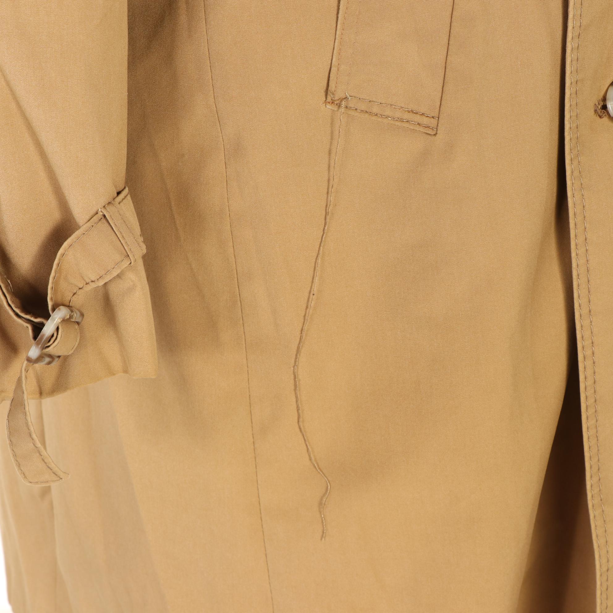 Men's Double-Breasted Trench Coat