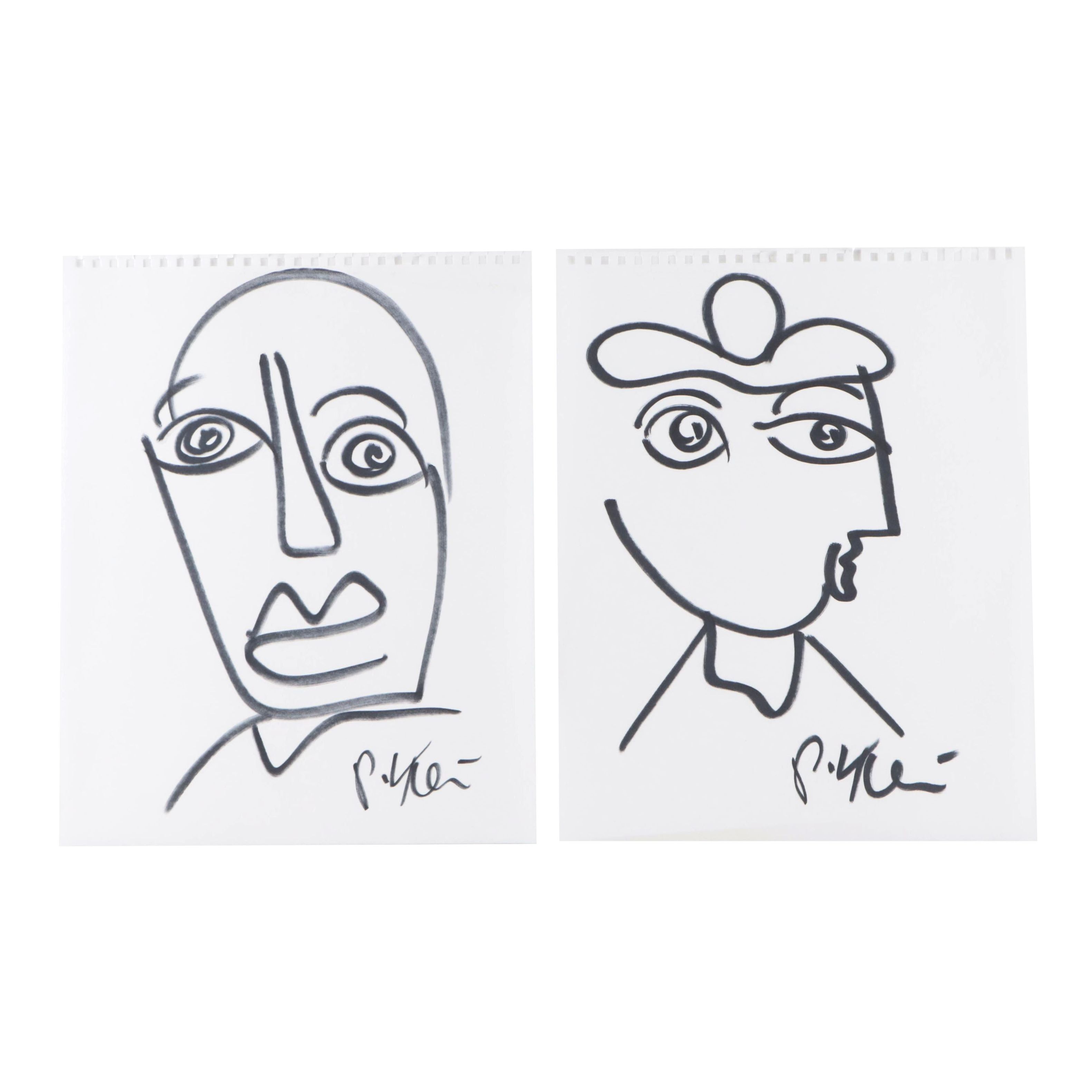 Peter Keil Ink Portraits