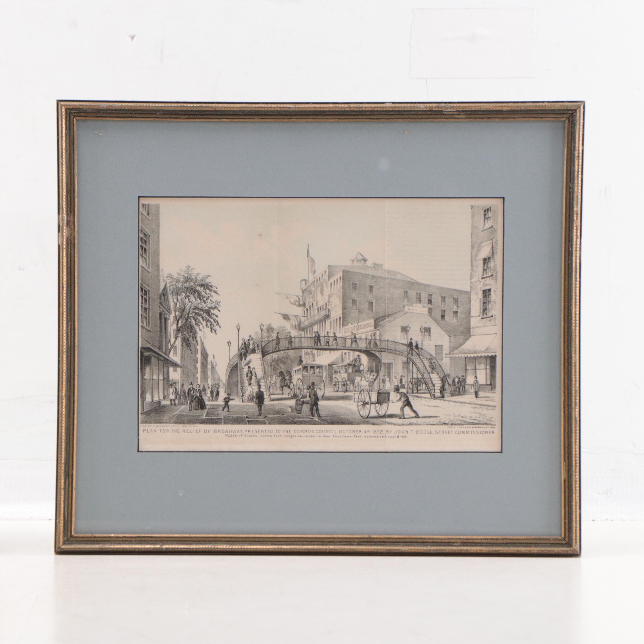 Engraving After William Powell Frith "The Duel" for Shakespeare and More