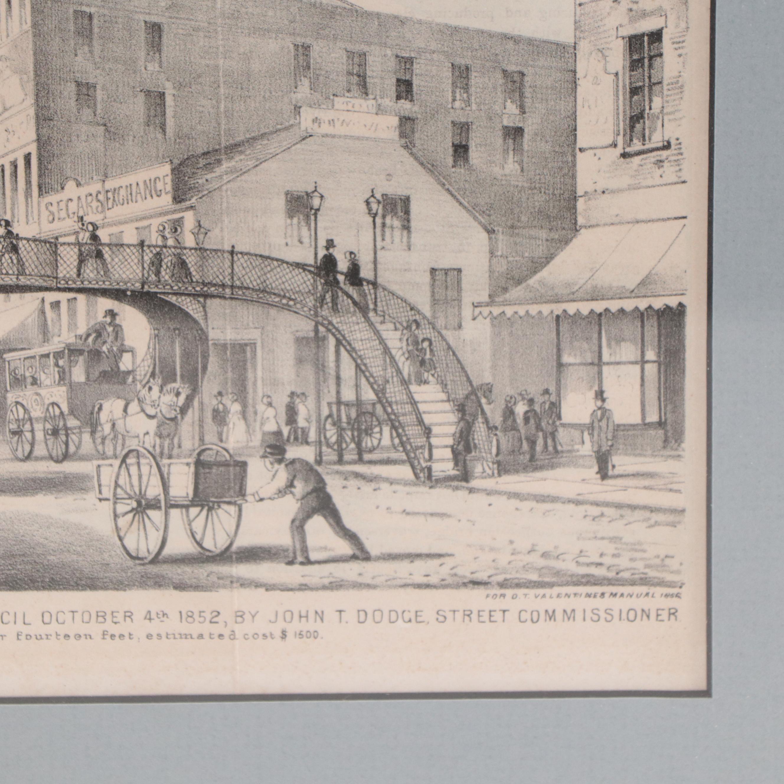 Engraving After William Powell Frith "The Duel" for Shakespeare and More