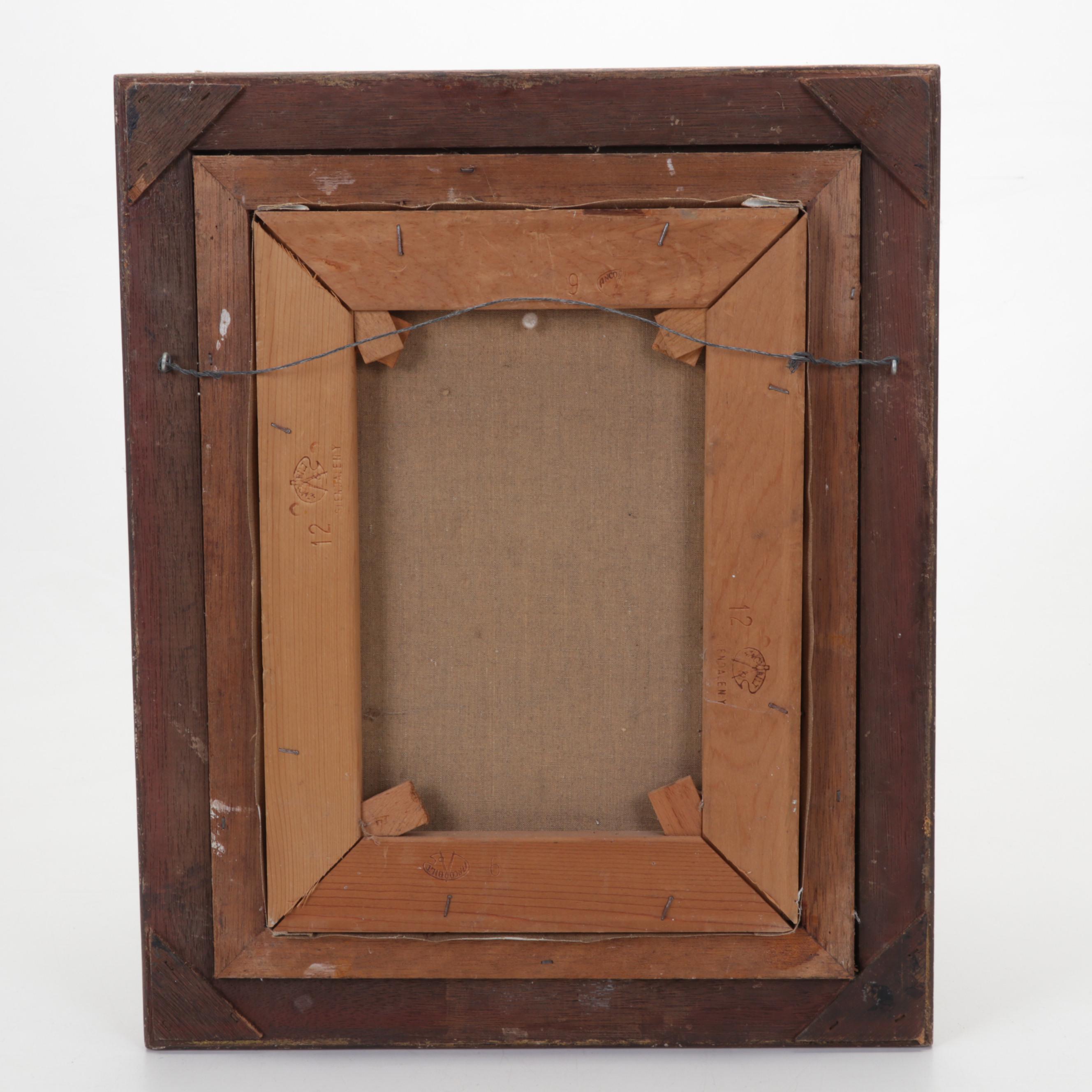 Acrylic Painting After Pierre-Auguste Renoir "The Swing," 1973