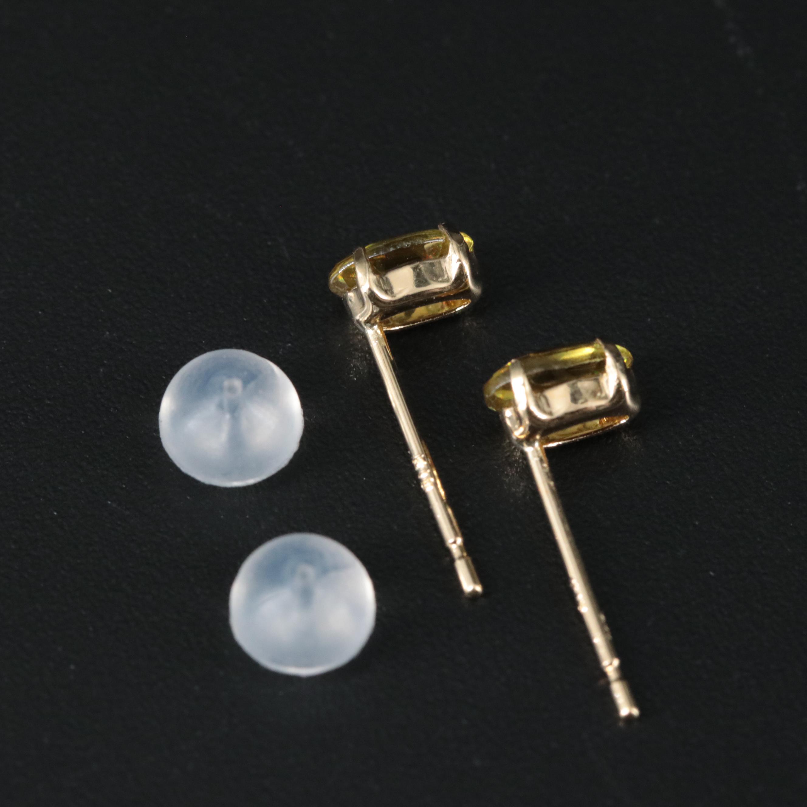 18K 0.60 CTW Sphene Earrings