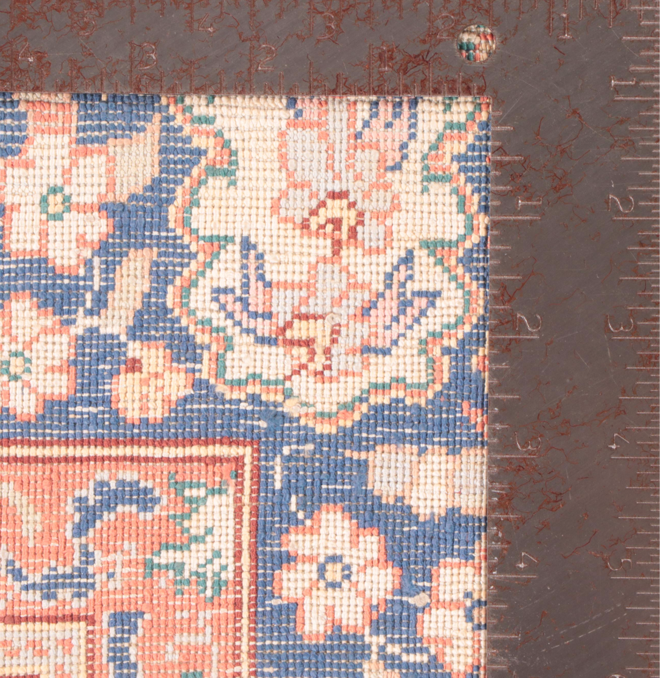 3'1 x 5'4 Hand-Knotted Turkish Hereke Silk Area Rug