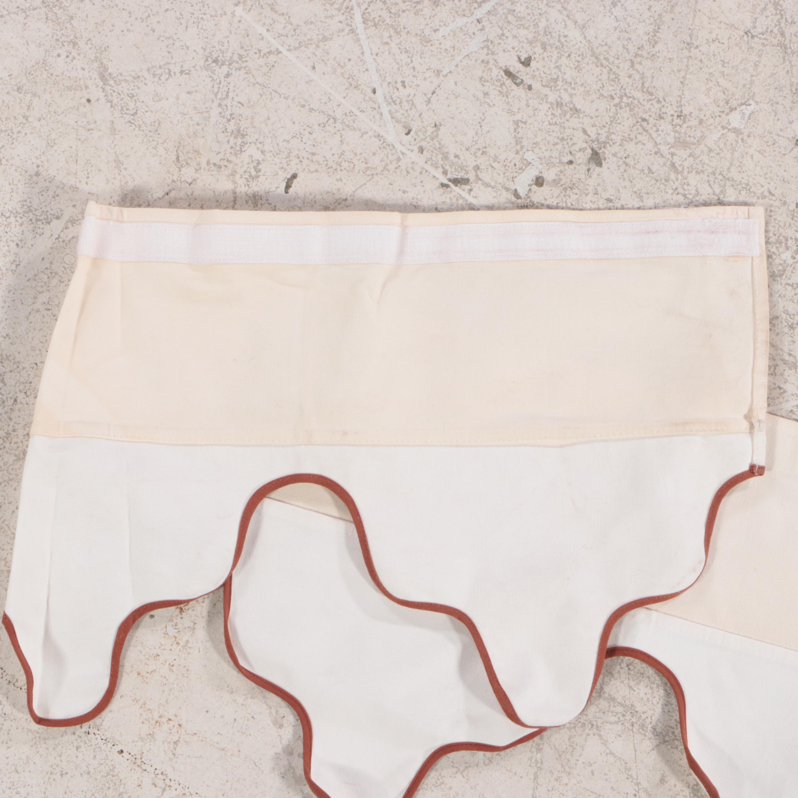 Square Canopy Cover With Scrolling Fringe