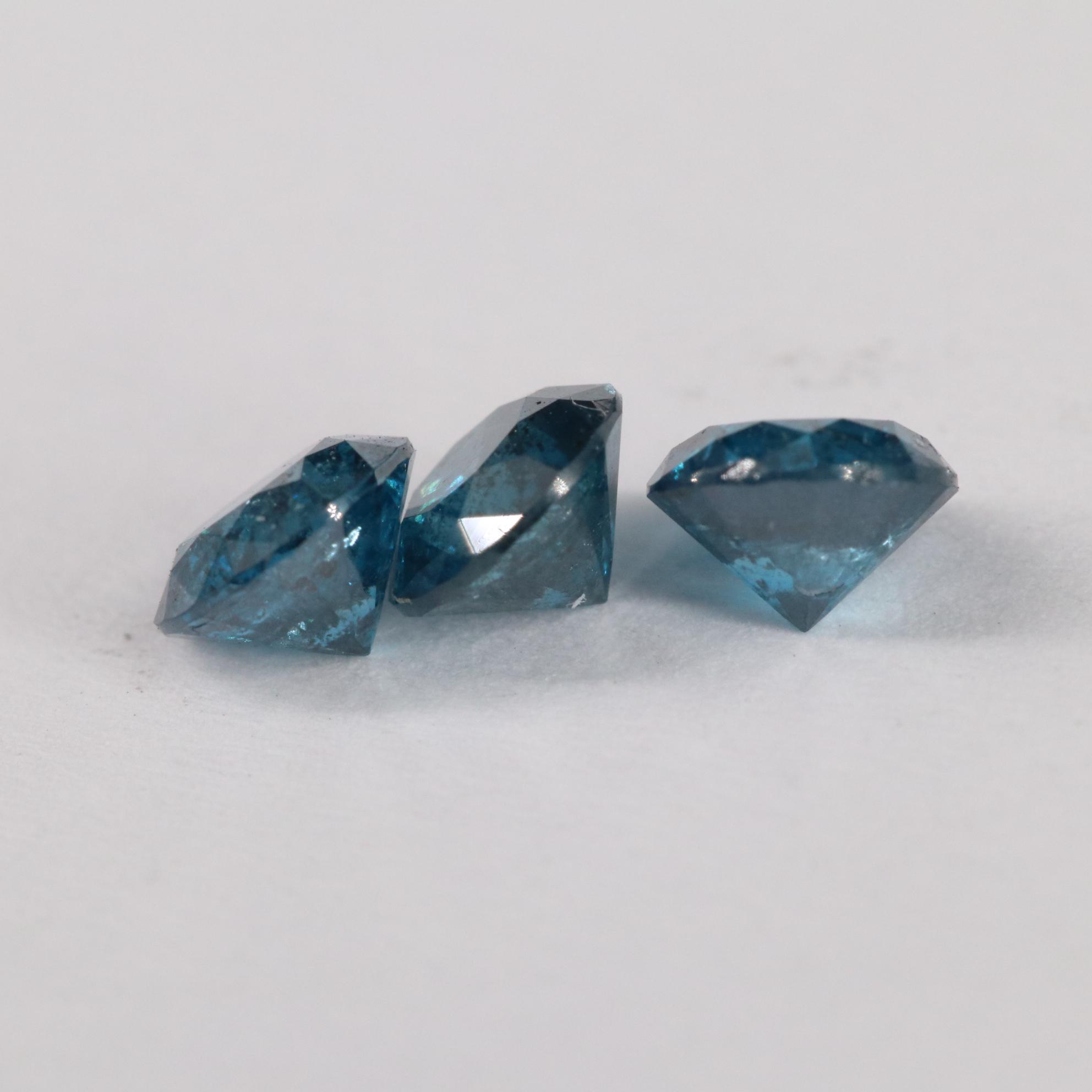Loose 1.10 CTW Blue Diamond