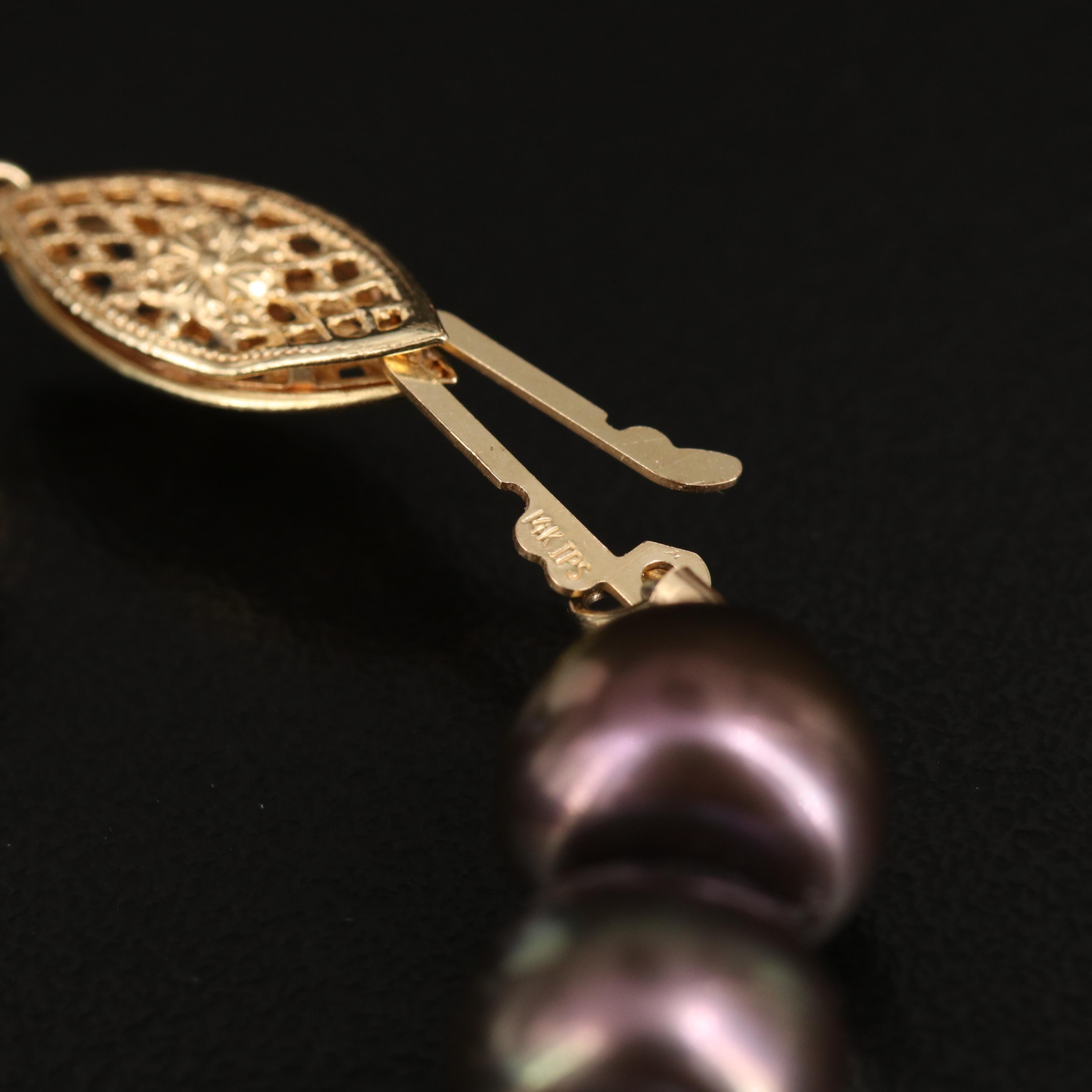 Art Glass and Pearl Bracelet with 14K Clasp