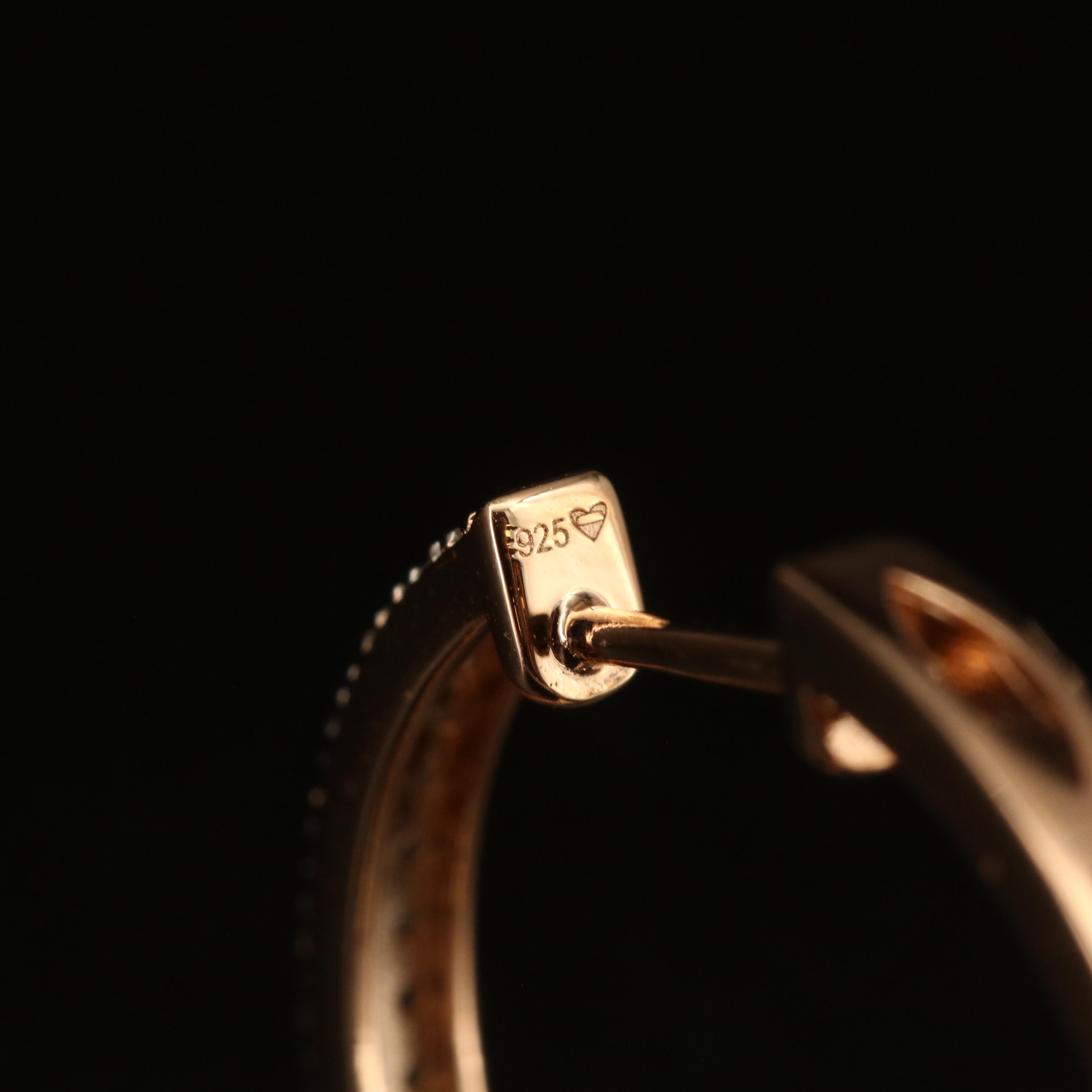 Sterling Double Row Hoop Earrings