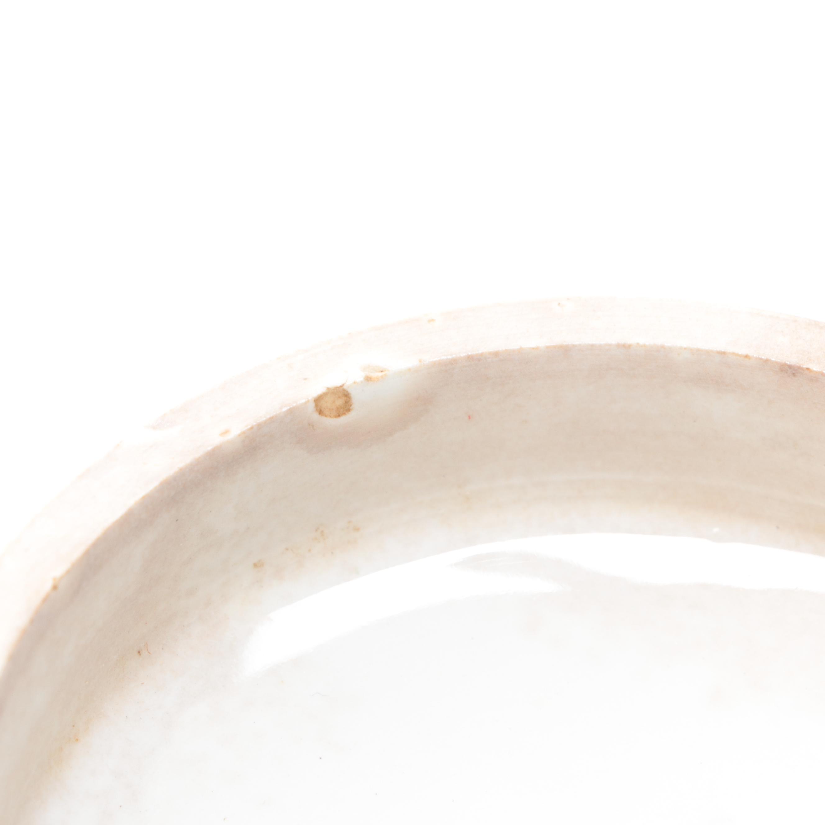 Prattware Pot Lids Depicting Pastoral Scenes, 19th Century