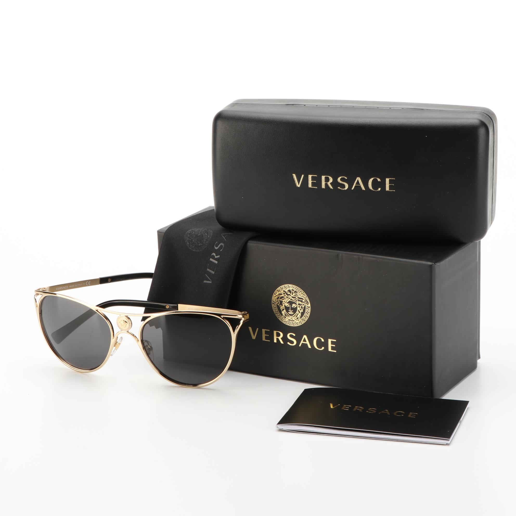 Versace Mod. 2237 Sunglasses with Case and Box
