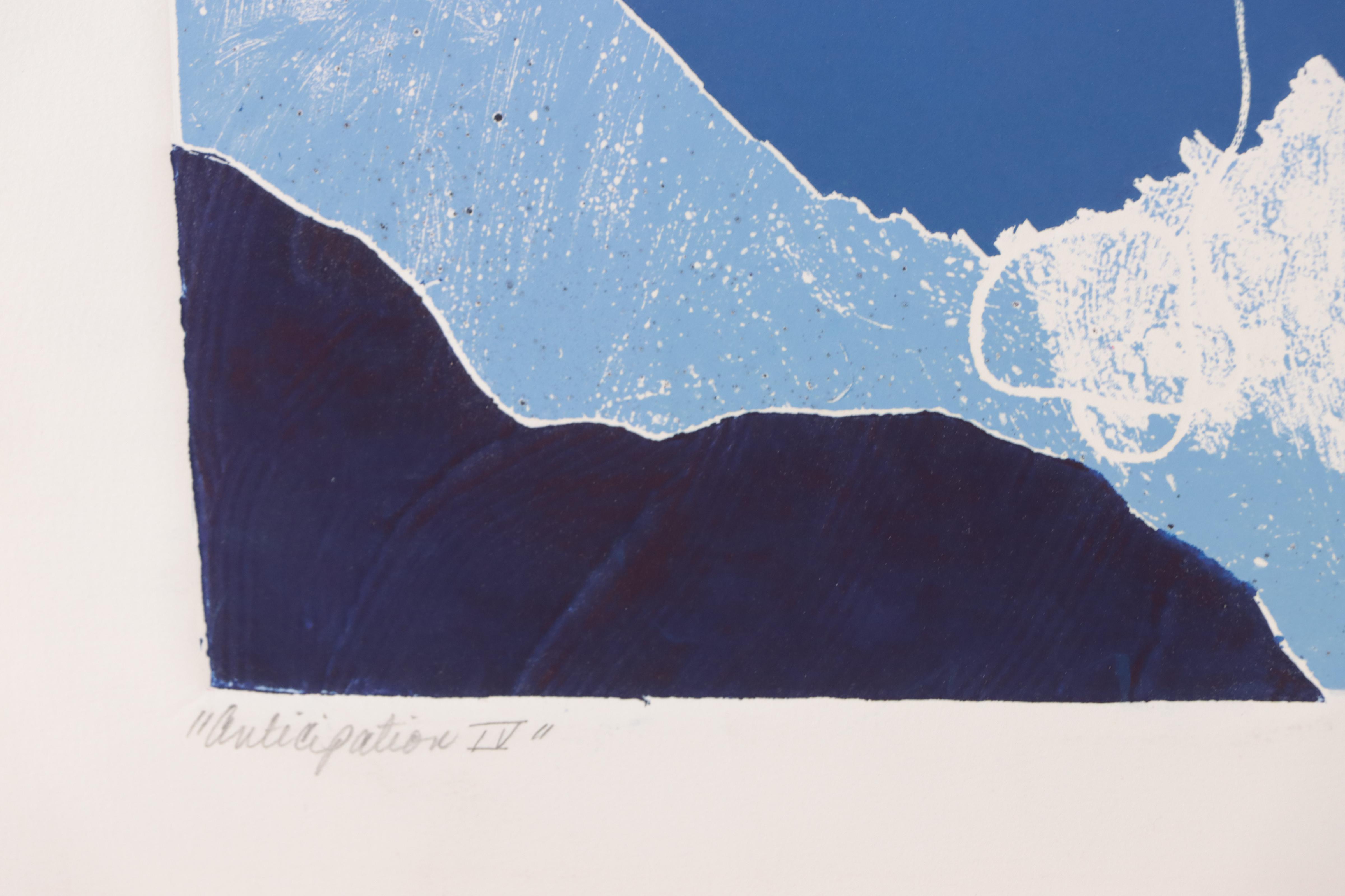 Sheila Bonser Abstract Collagraphs Including "Anticipation IV"