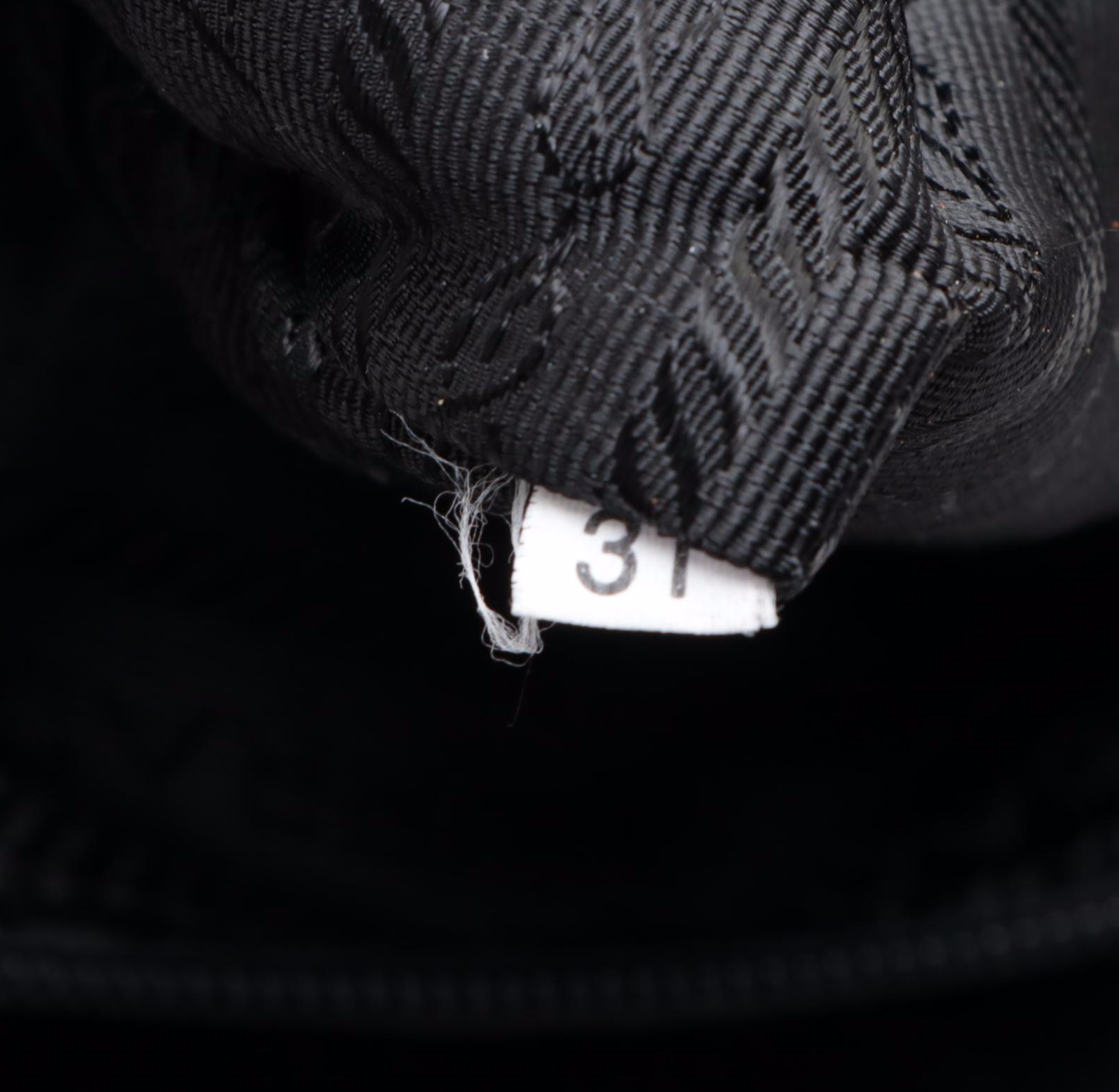 Prada Zip-Around Slim Briefcase/Lap Top Bag in Black Nylon Gabardine