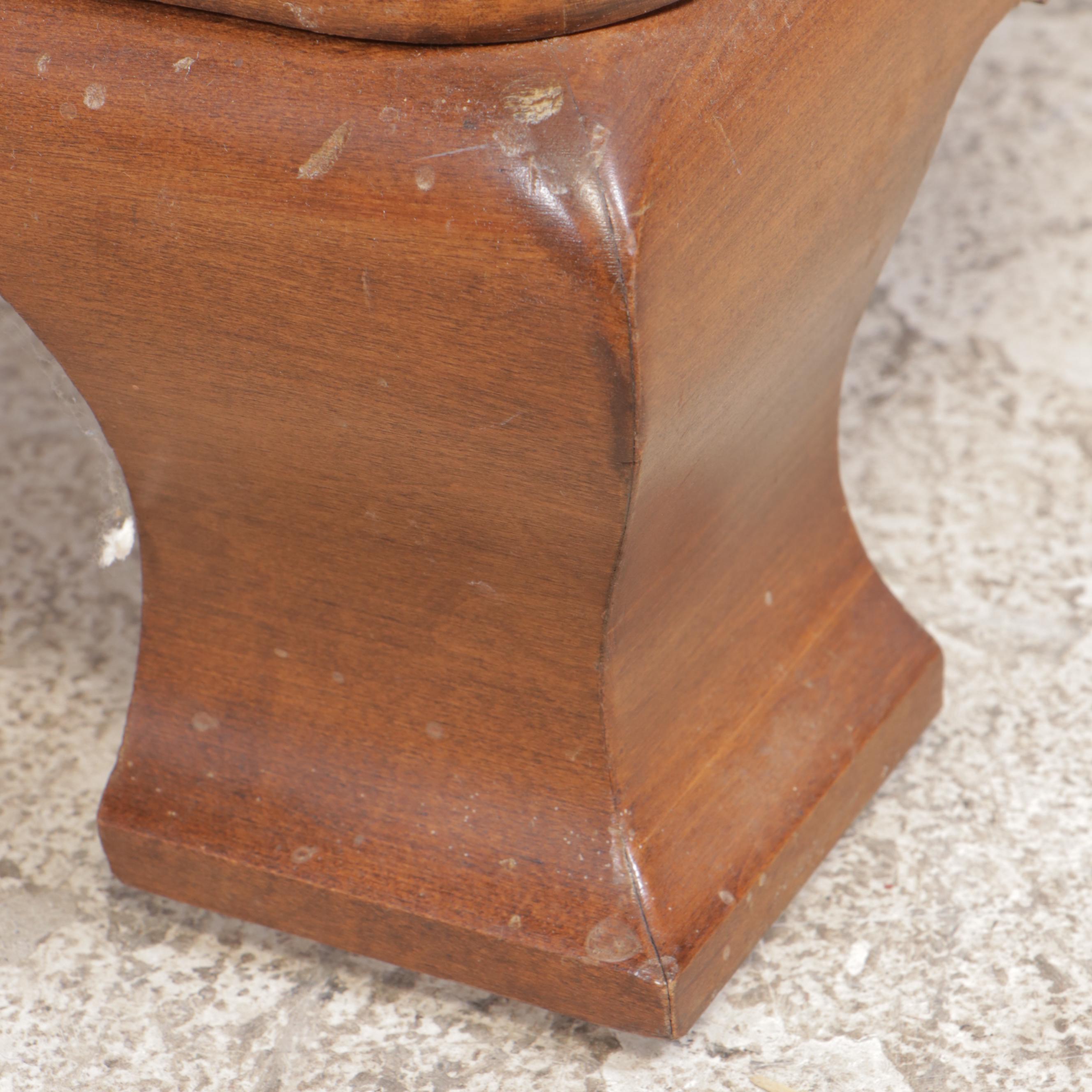 Pair of Kling Chippendale Style Maple Three-Drawer Nightstands