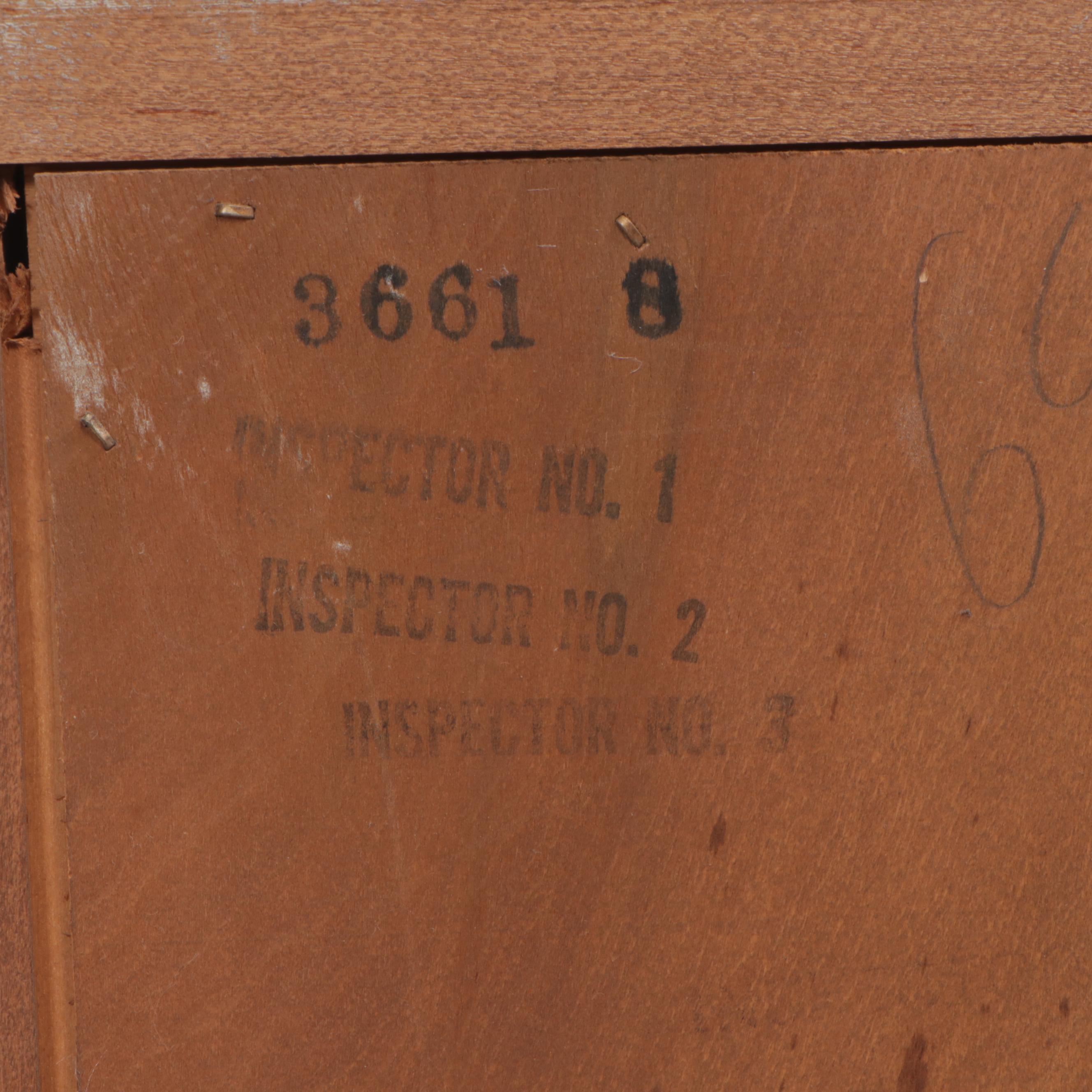 Pair of Kling Chippendale Style Maple Three-Drawer Nightstands