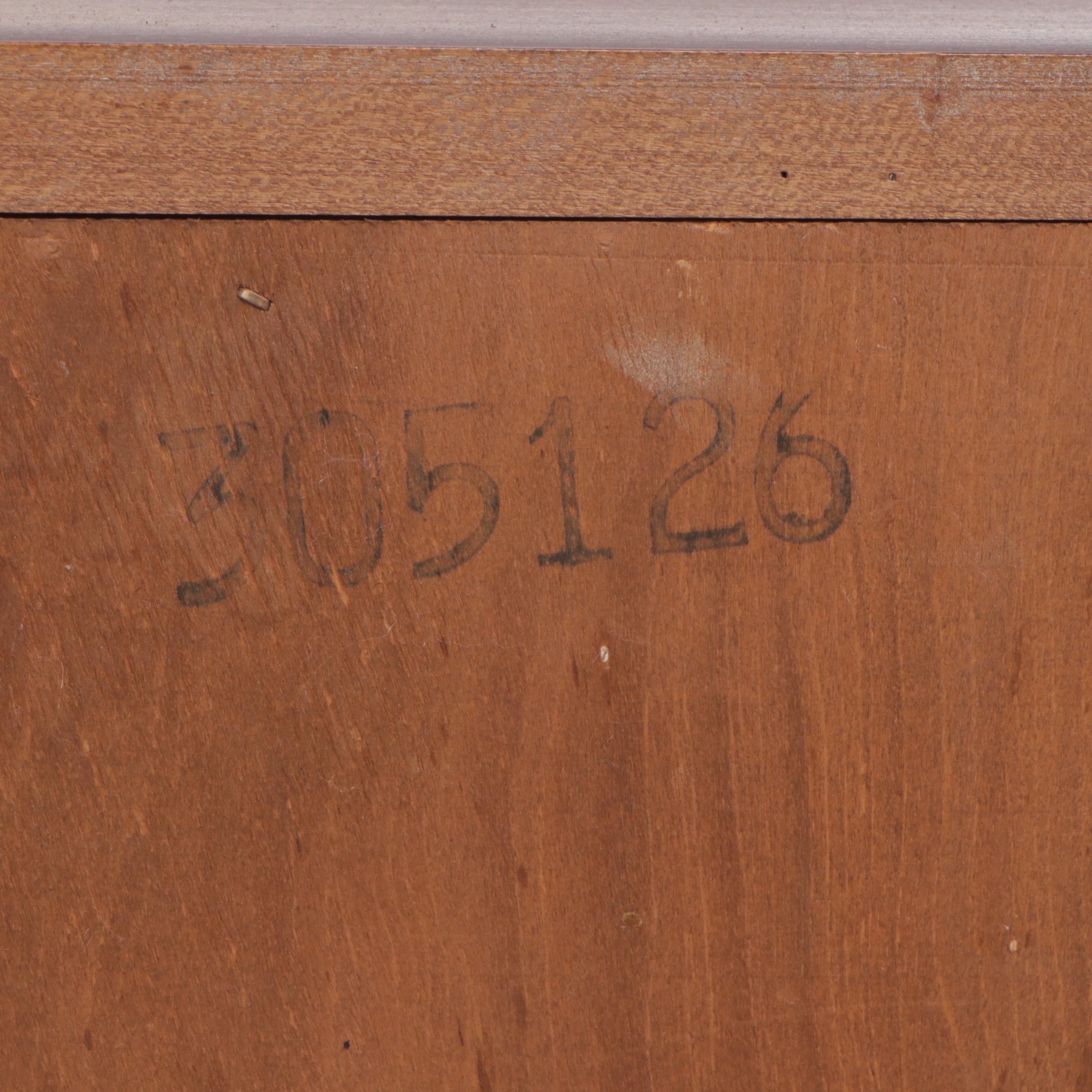 Pair of Kling Chippendale Style Maple Three-Drawer Nightstands