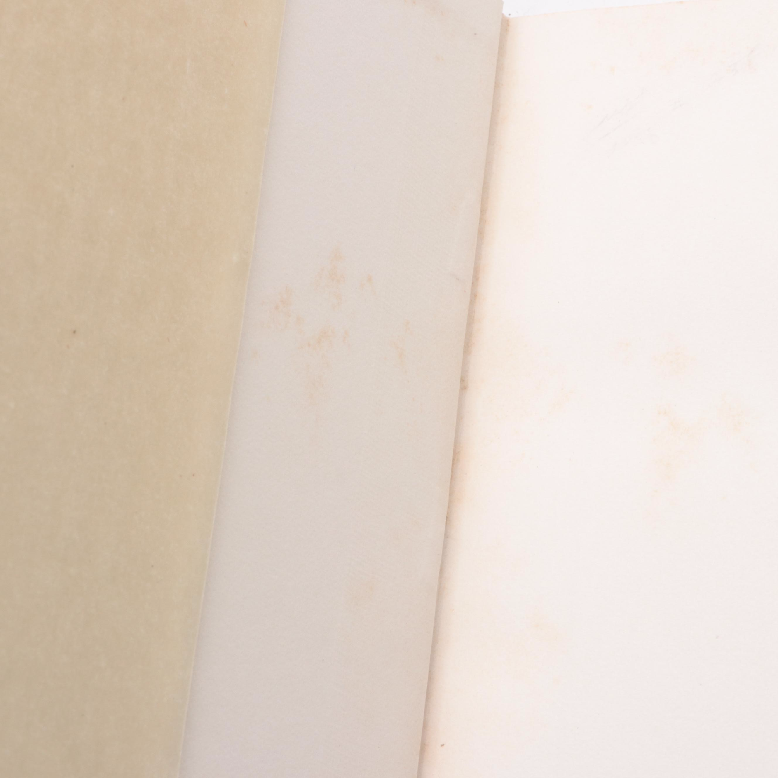 Signed Limited Edition "American Vignettes, 1860–1865" by John Drinkwater, 1931