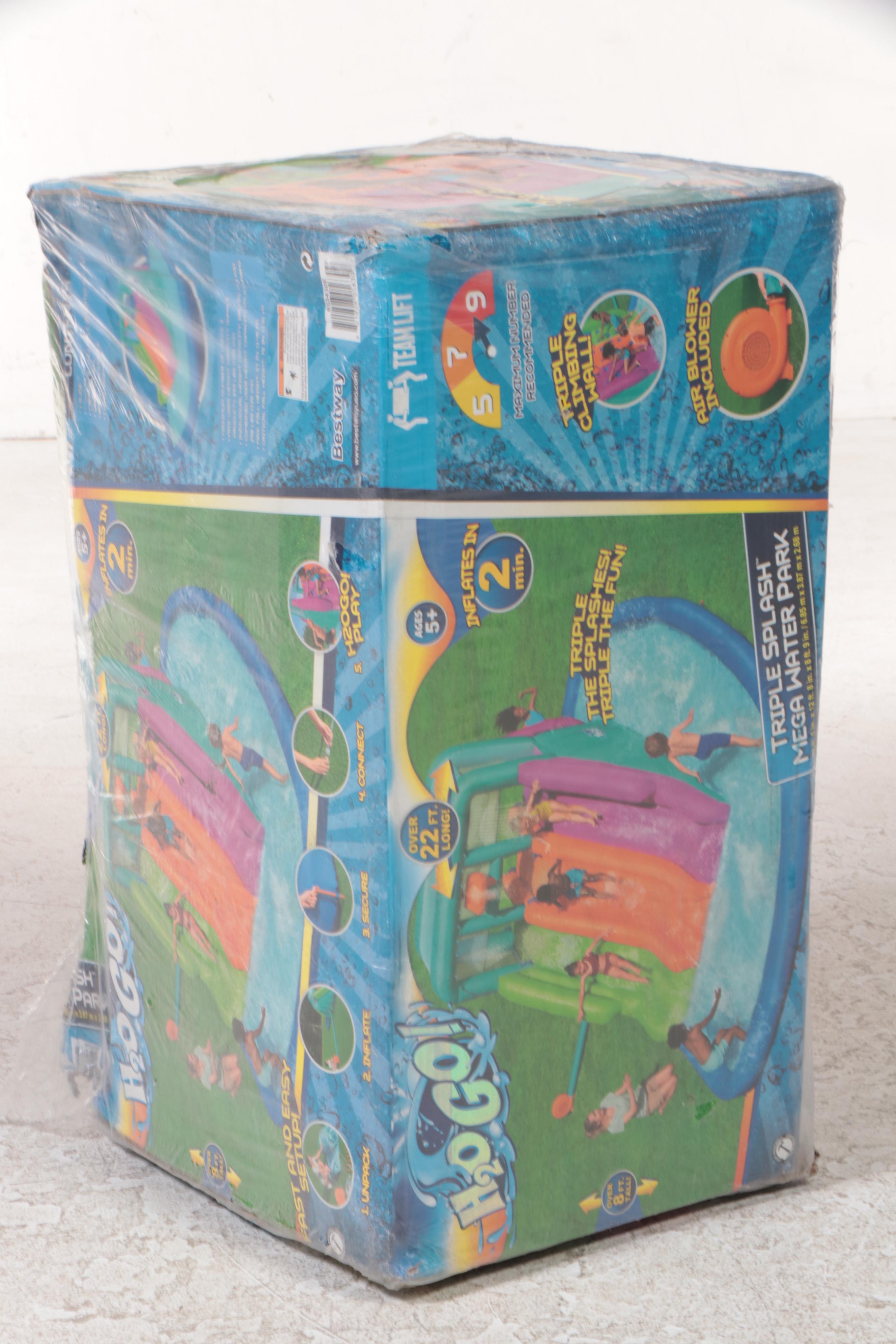 H2OGO! 22' Triple Splash Kids Inflatable Water Park