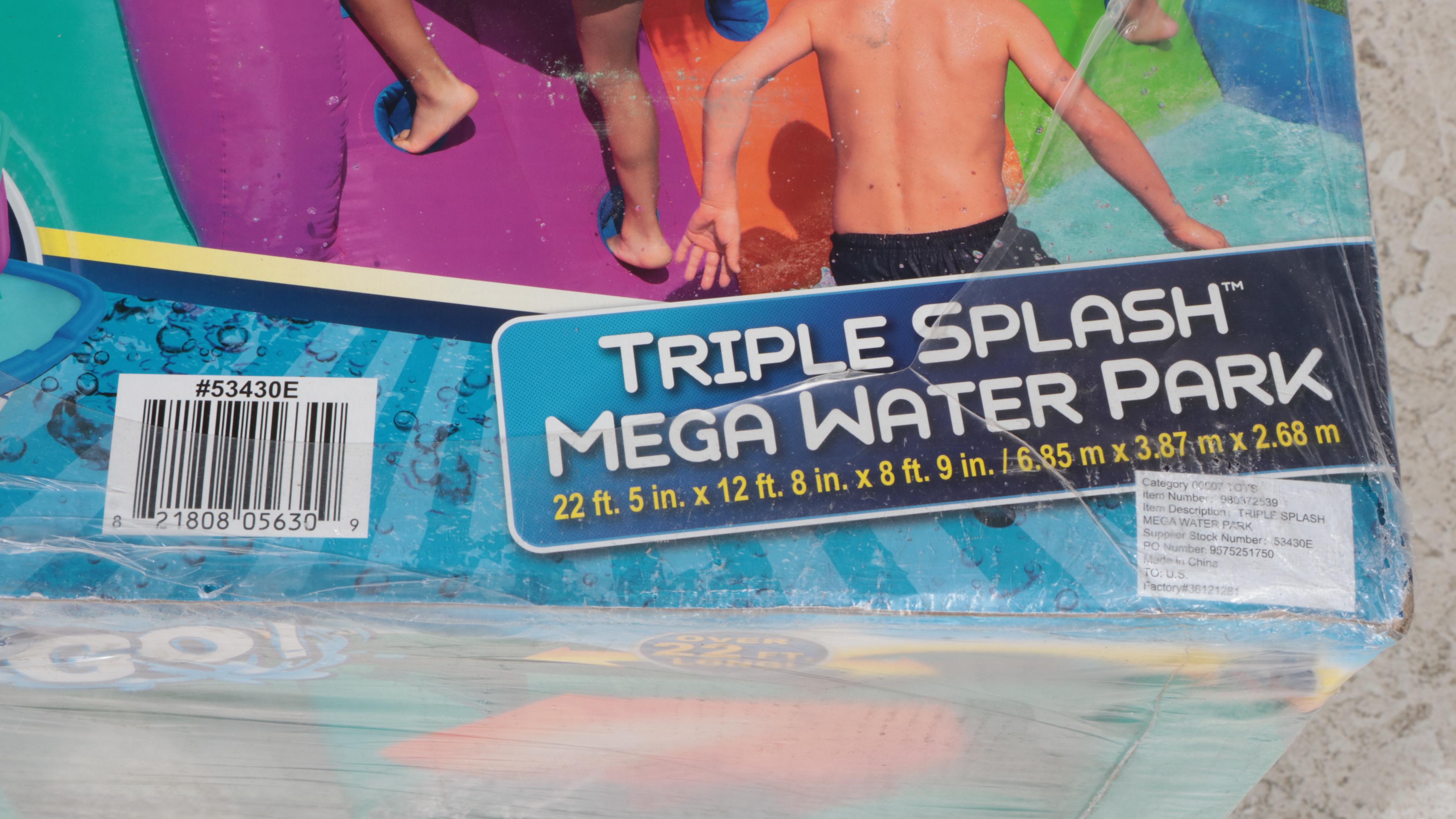 H2OGO! 22' Triple Splash Kids Inflatable Water Park