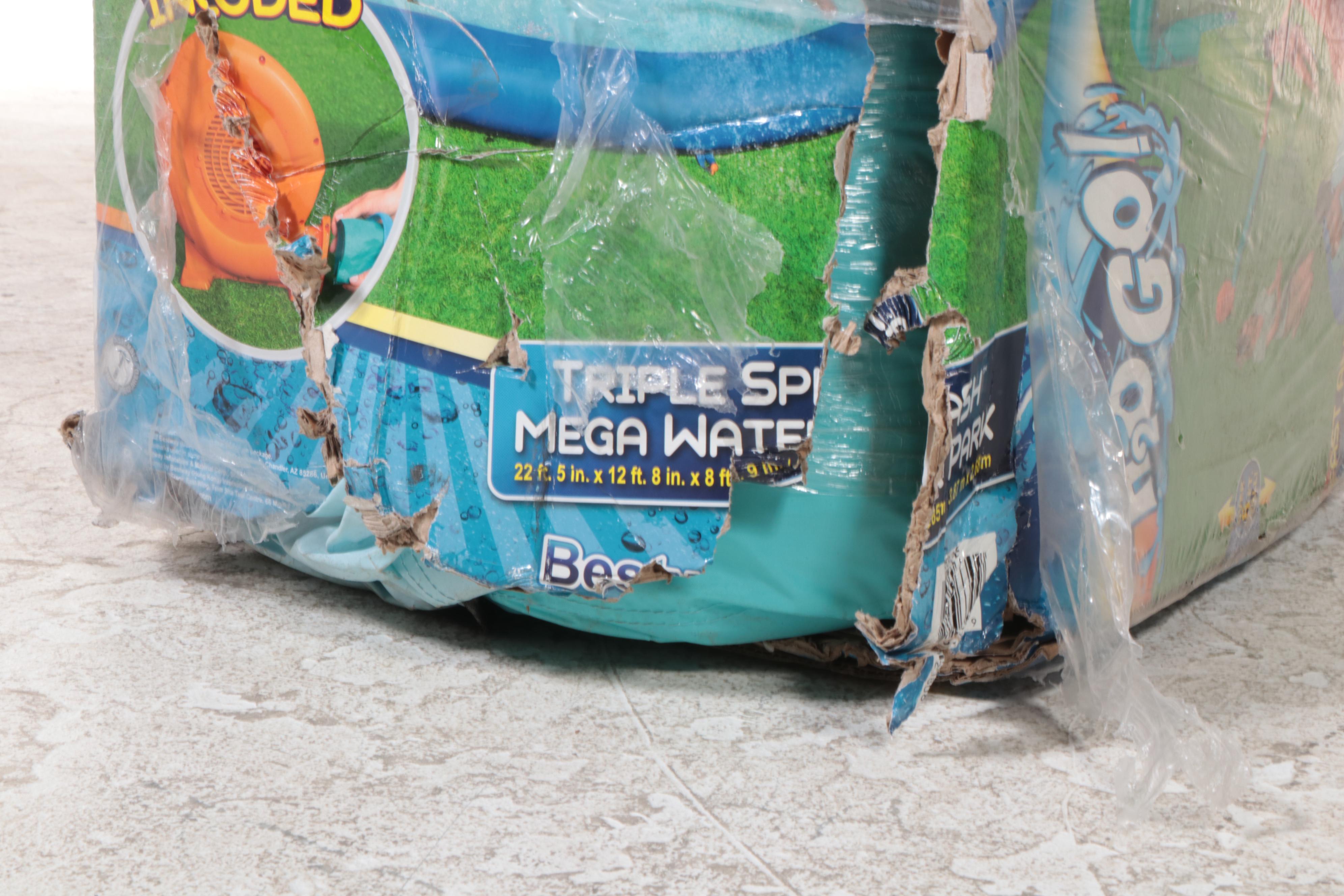 H2OGO! 22' Triple Splash Kids Inflatable Water Park