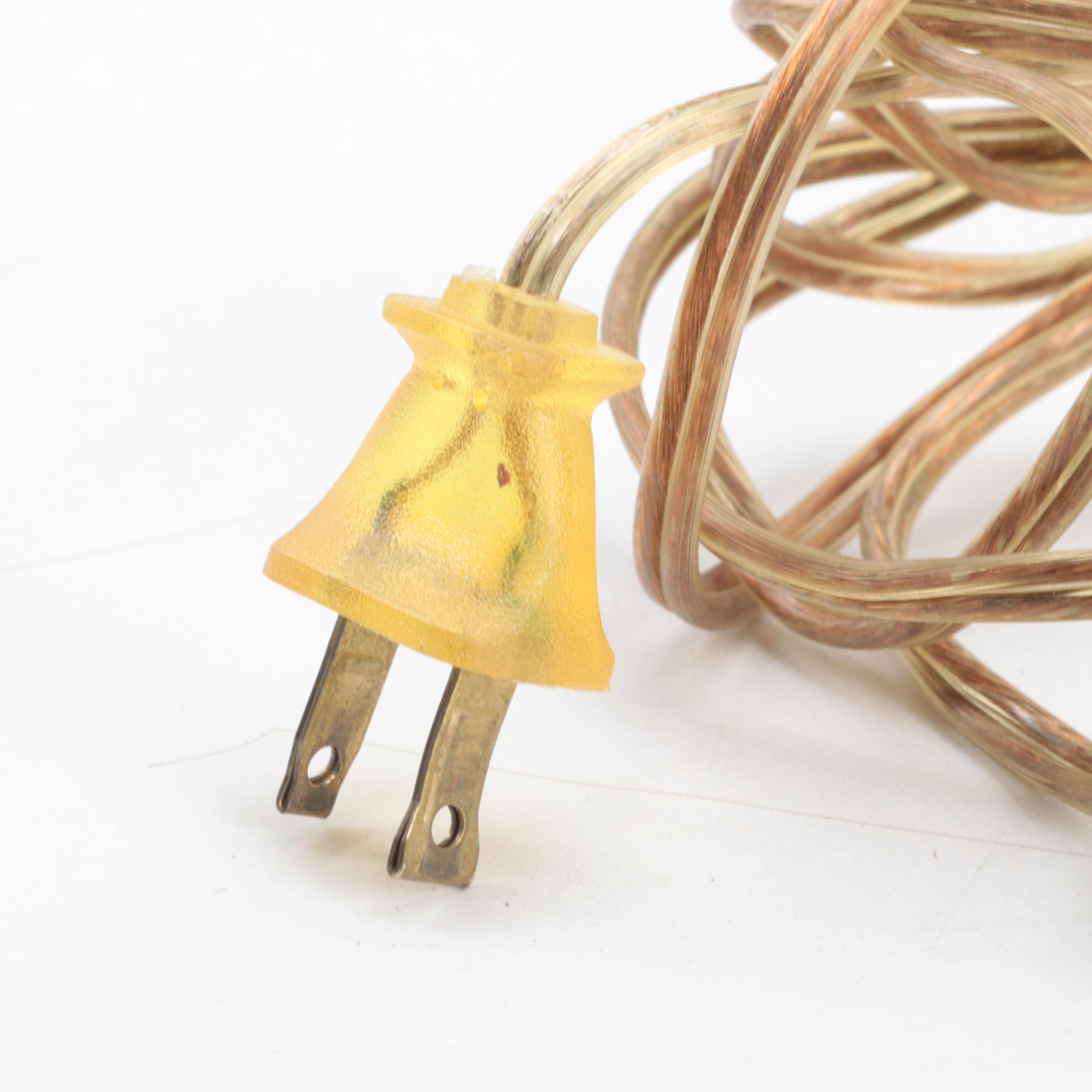 Frederick Cooper Deco Revival Ceramic and Gilt Metal Table Lamps, Late 20th C