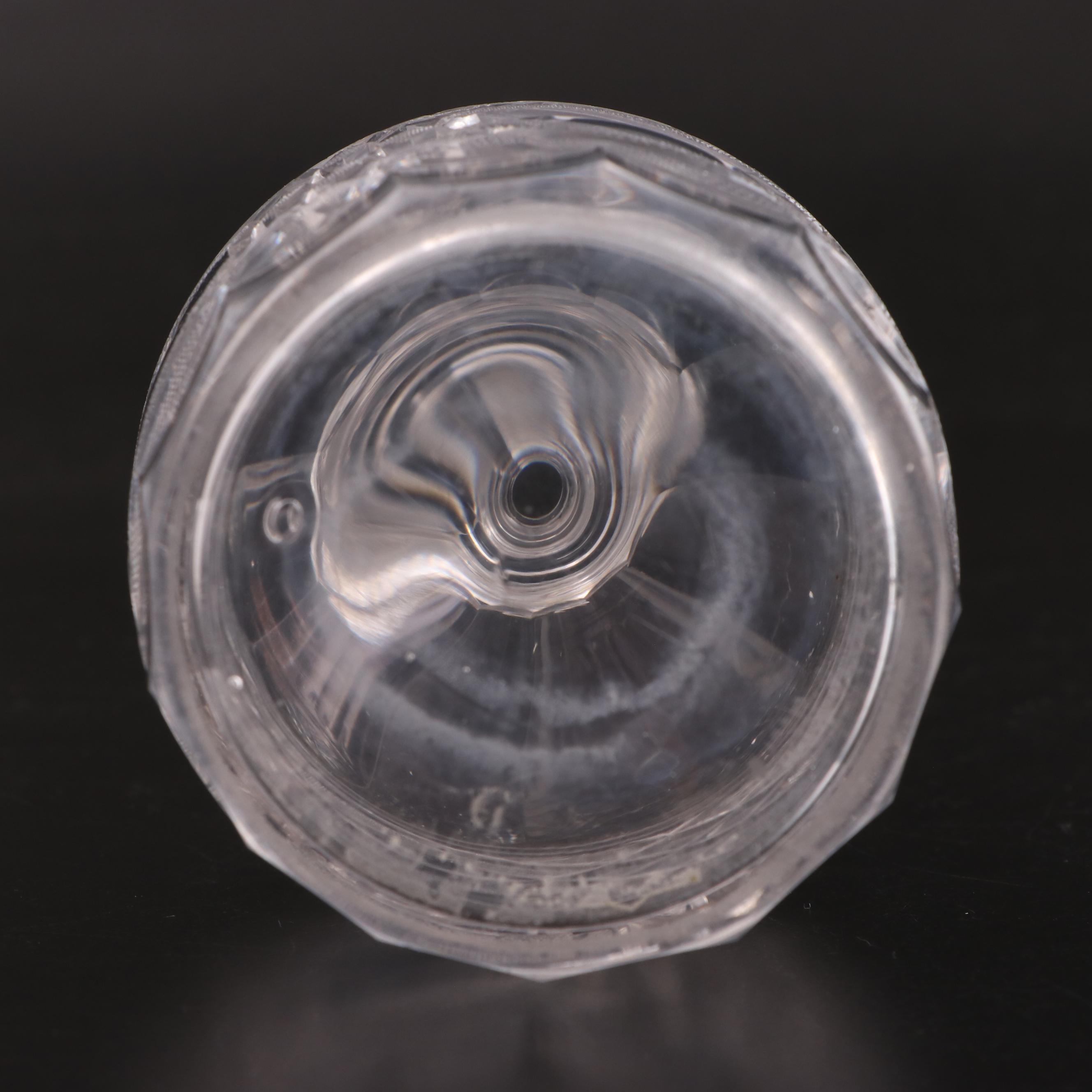 George III Ship's Decanter and a Small Three Ring Neck Decanter