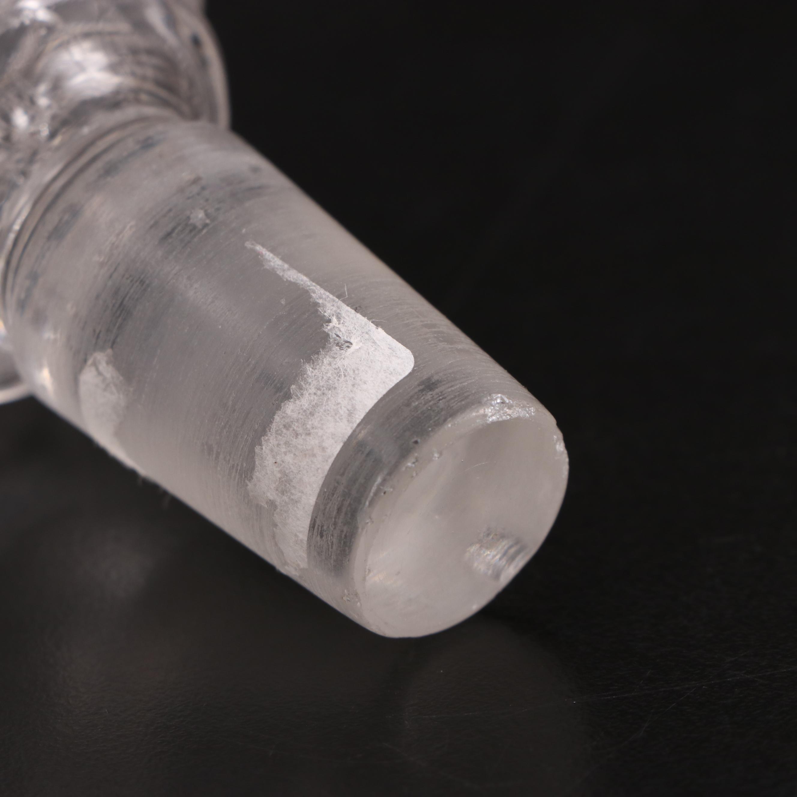 George III Ship's Decanter and a Small Three Ring Neck Decanter