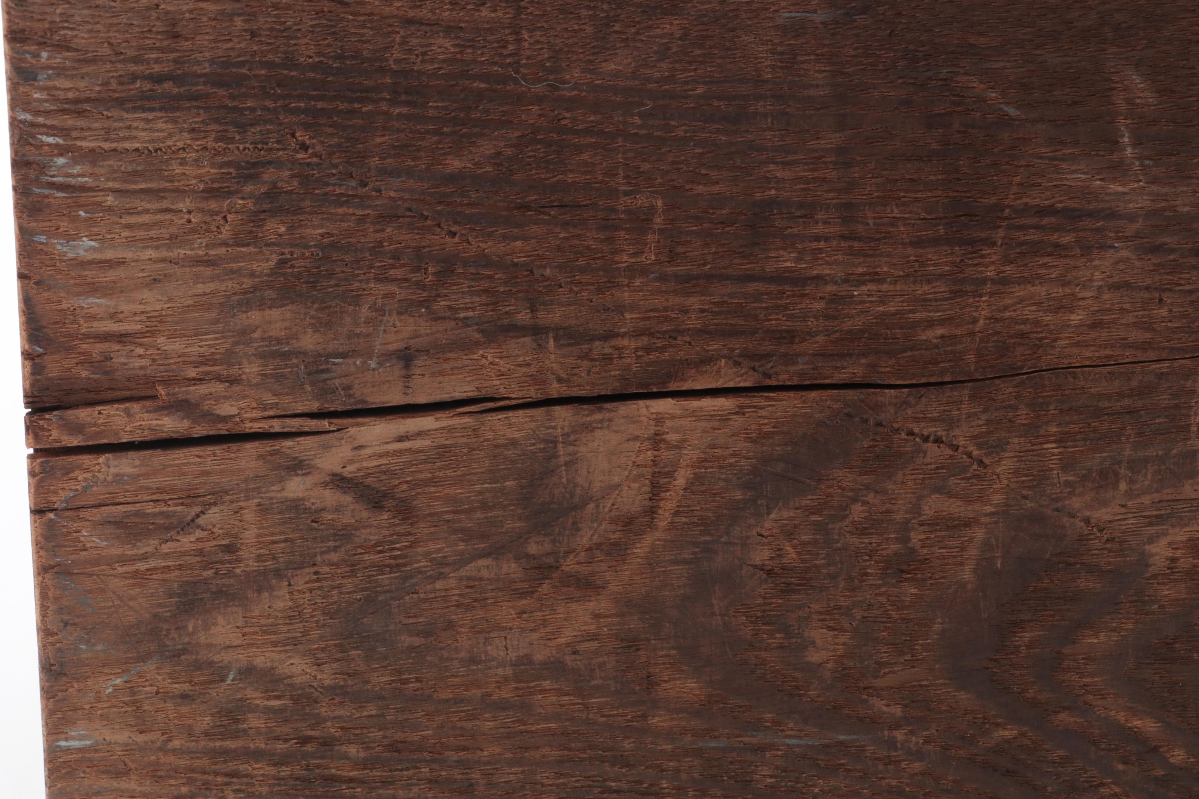 Small Victorian Pine Traveling Trunk, Late 19th/Early 20th Century