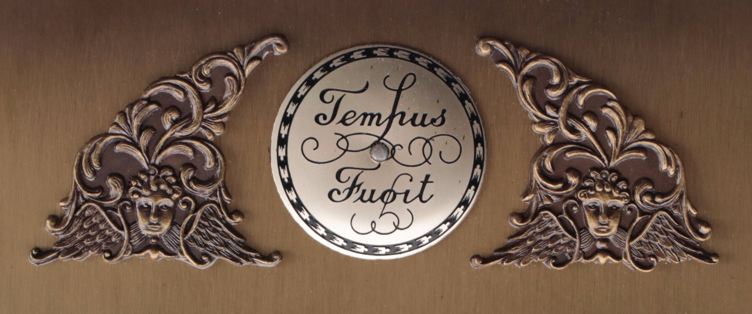 Elliott London Baroque Style Burl Wood Bracket Clock