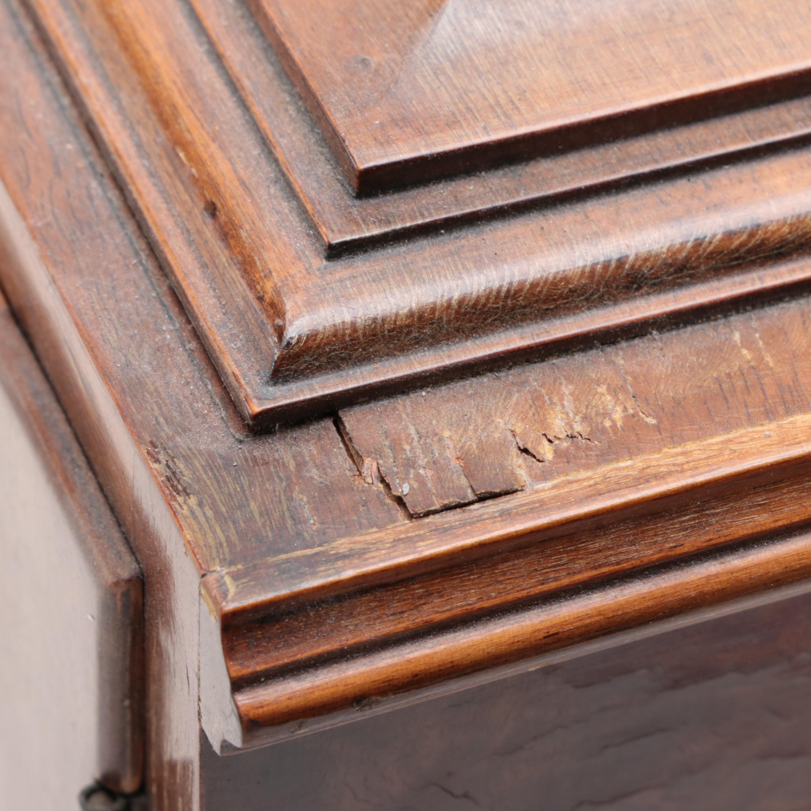 Elliott London Baroque Style Burl Wood Bracket Clock