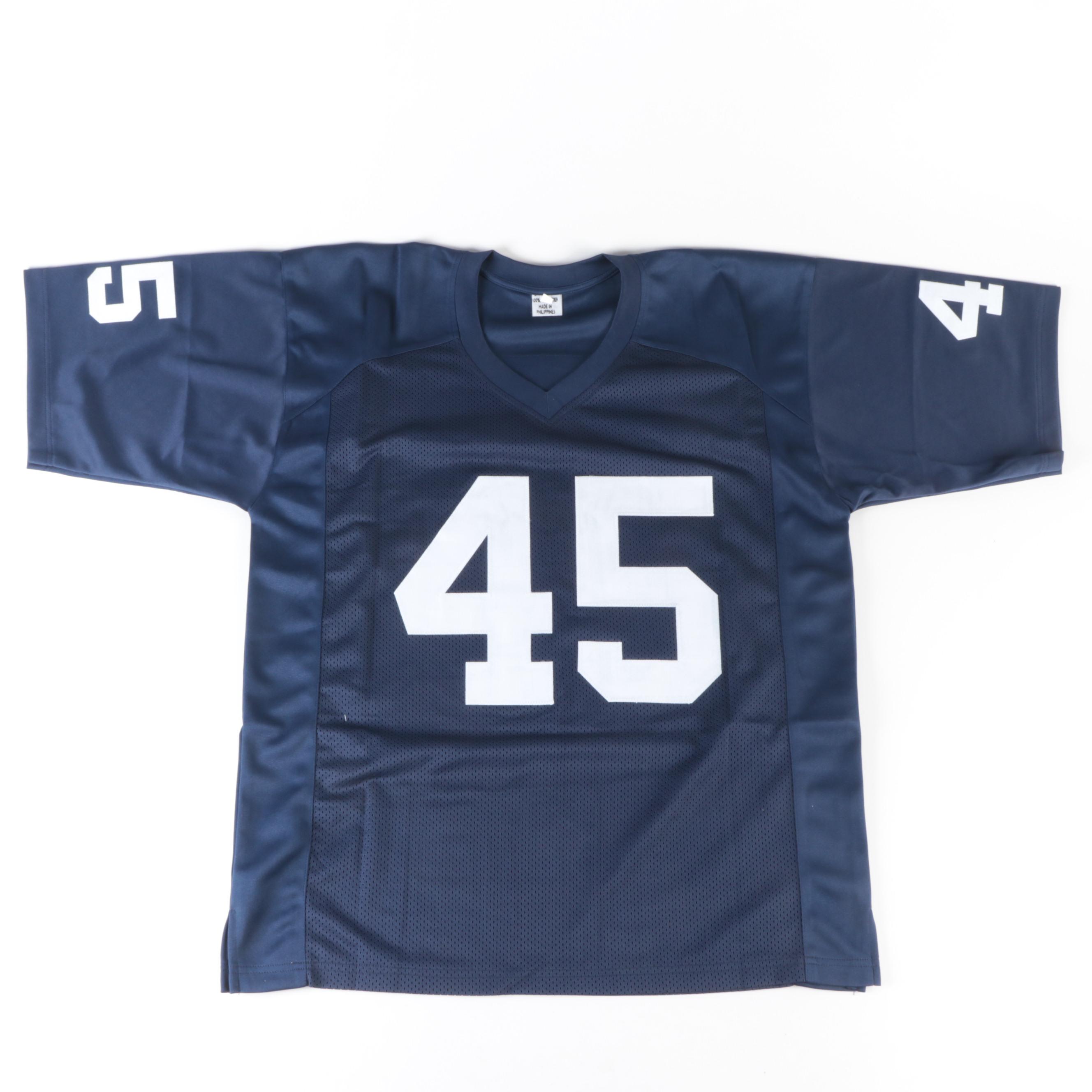 Rudy Ruettiger Signed University of Notre Dame Fighting Irish Football Jersey