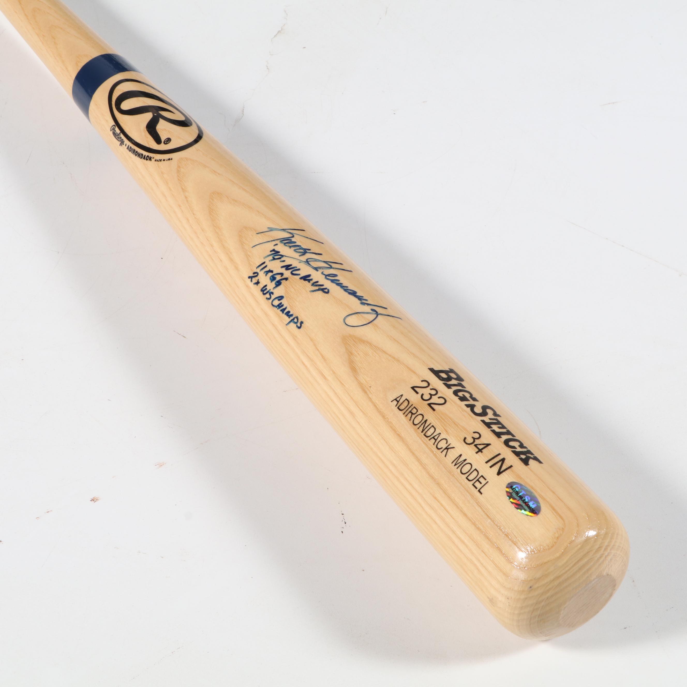 Keith Hernandez Signed and Inscribed Rawlings Adironrack Big Stick Baseball Bat