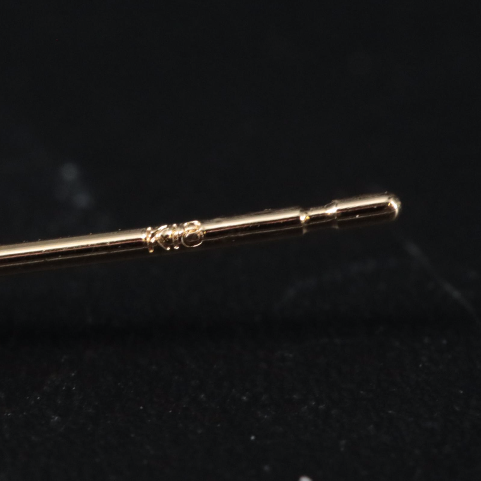 18K 0.14 CTW Red Spinel Stud Earrings