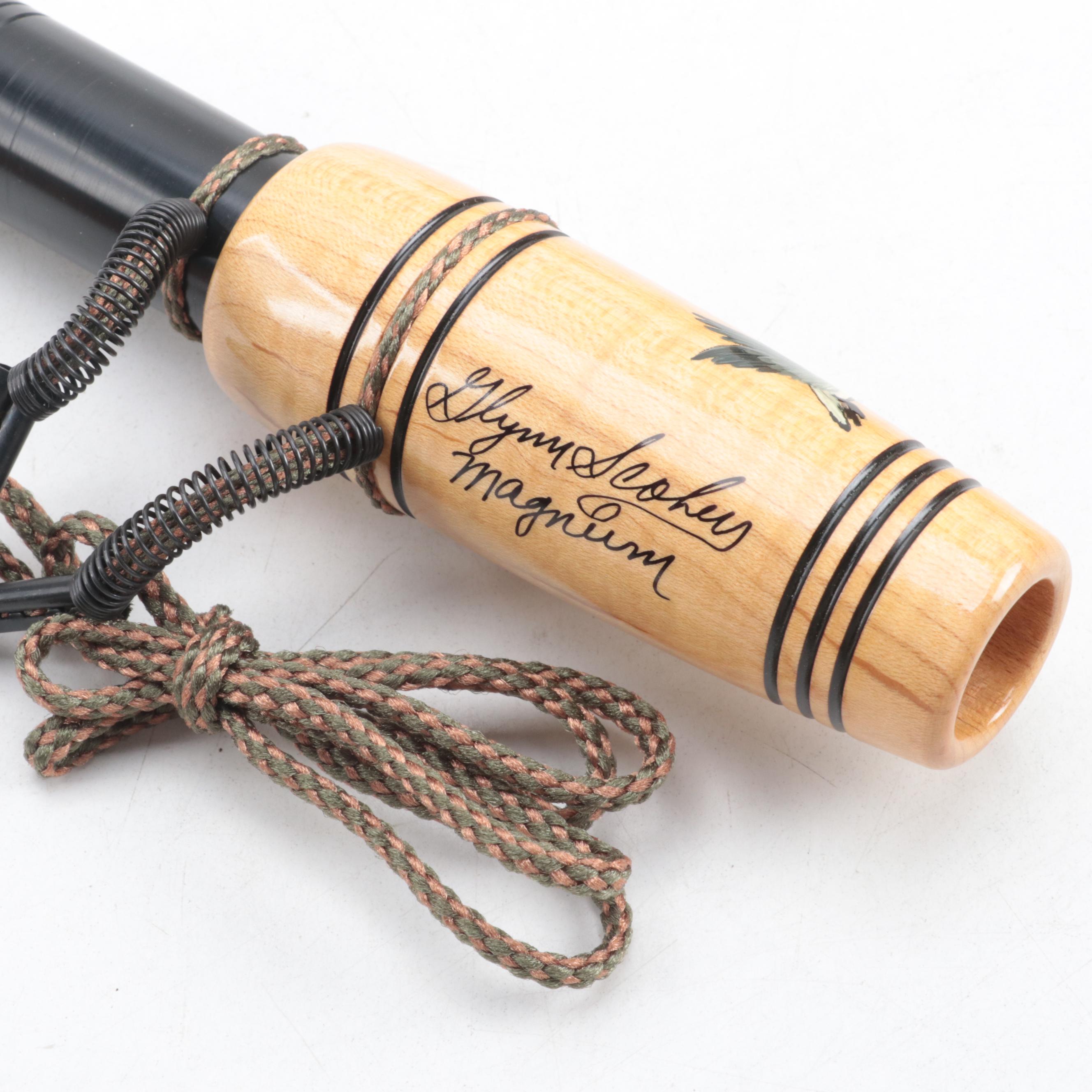 Glynn Scobey Hand-Crafted Wooden Magnum Goose and Mallard Duck Calls