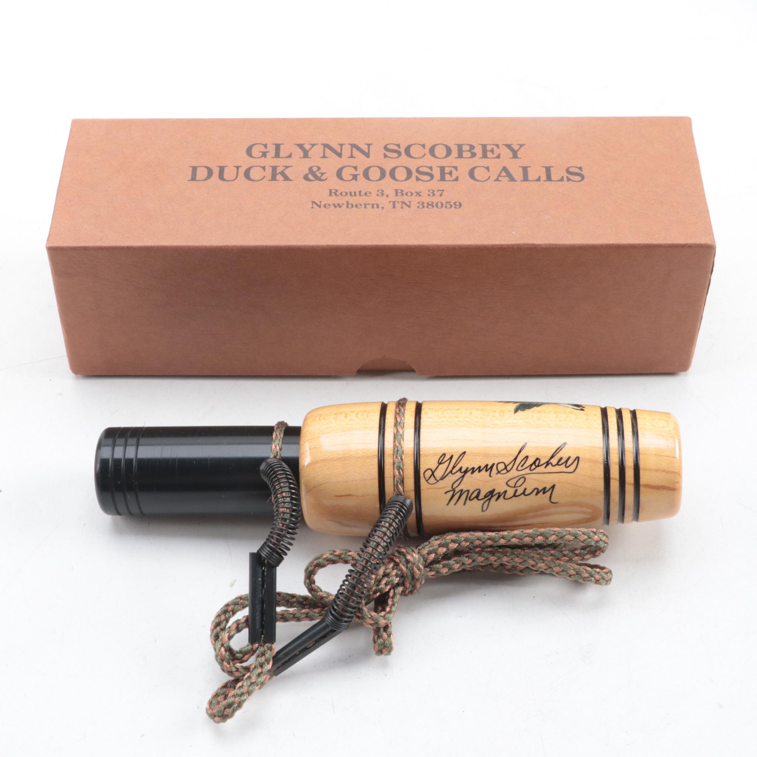 Glynn Scobey Hand-Crafted Wooden Magnum Goose and Mallard Duck Calls