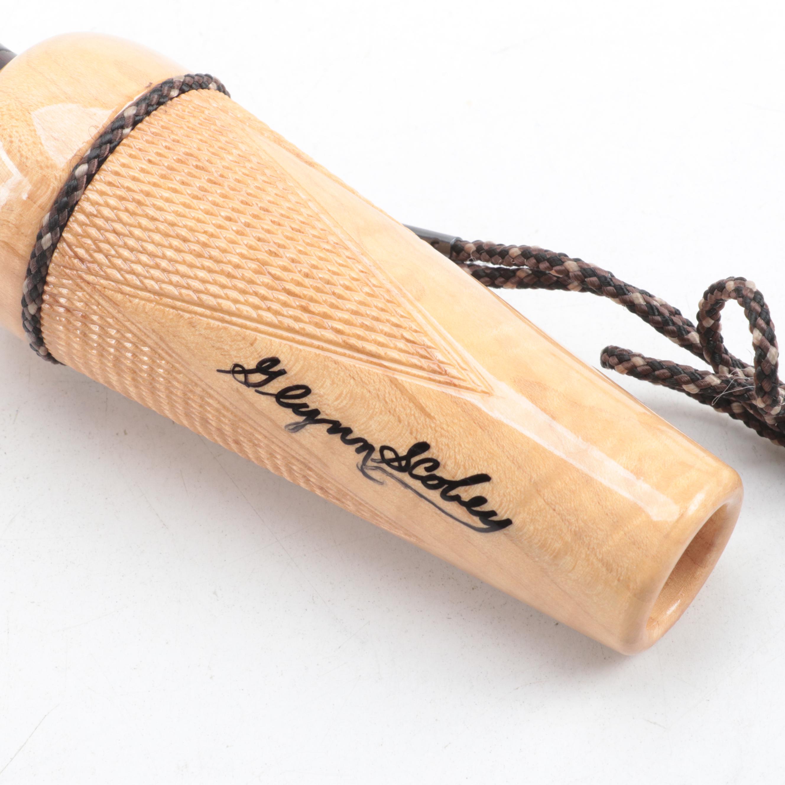 Glynn Scobey Hand-Crafted Wooden Magnum Goose and Mallard Duck Calls