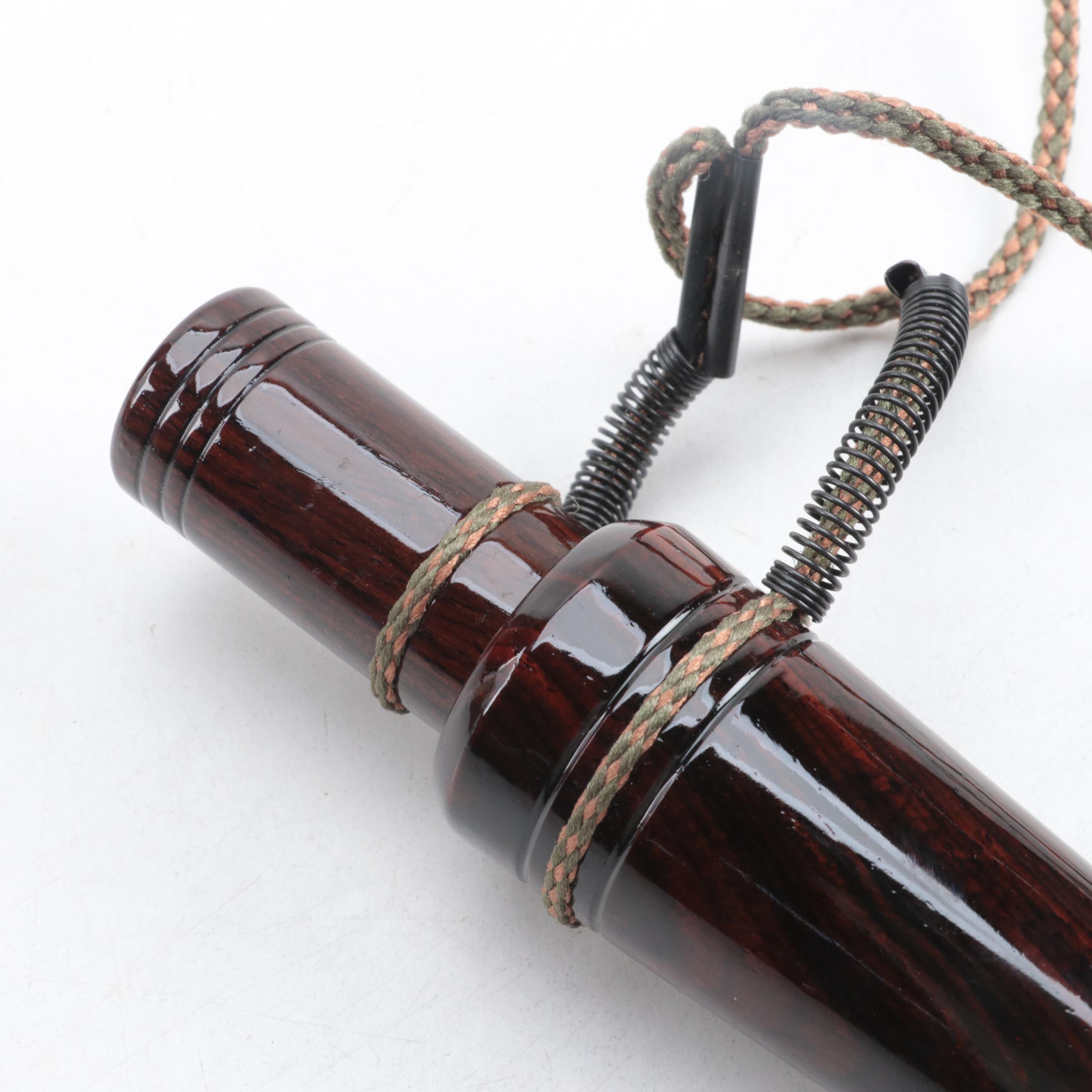 Glynn Scobey Hand-Crafted Wooden Magnum Goose and Mallard Duck Calls