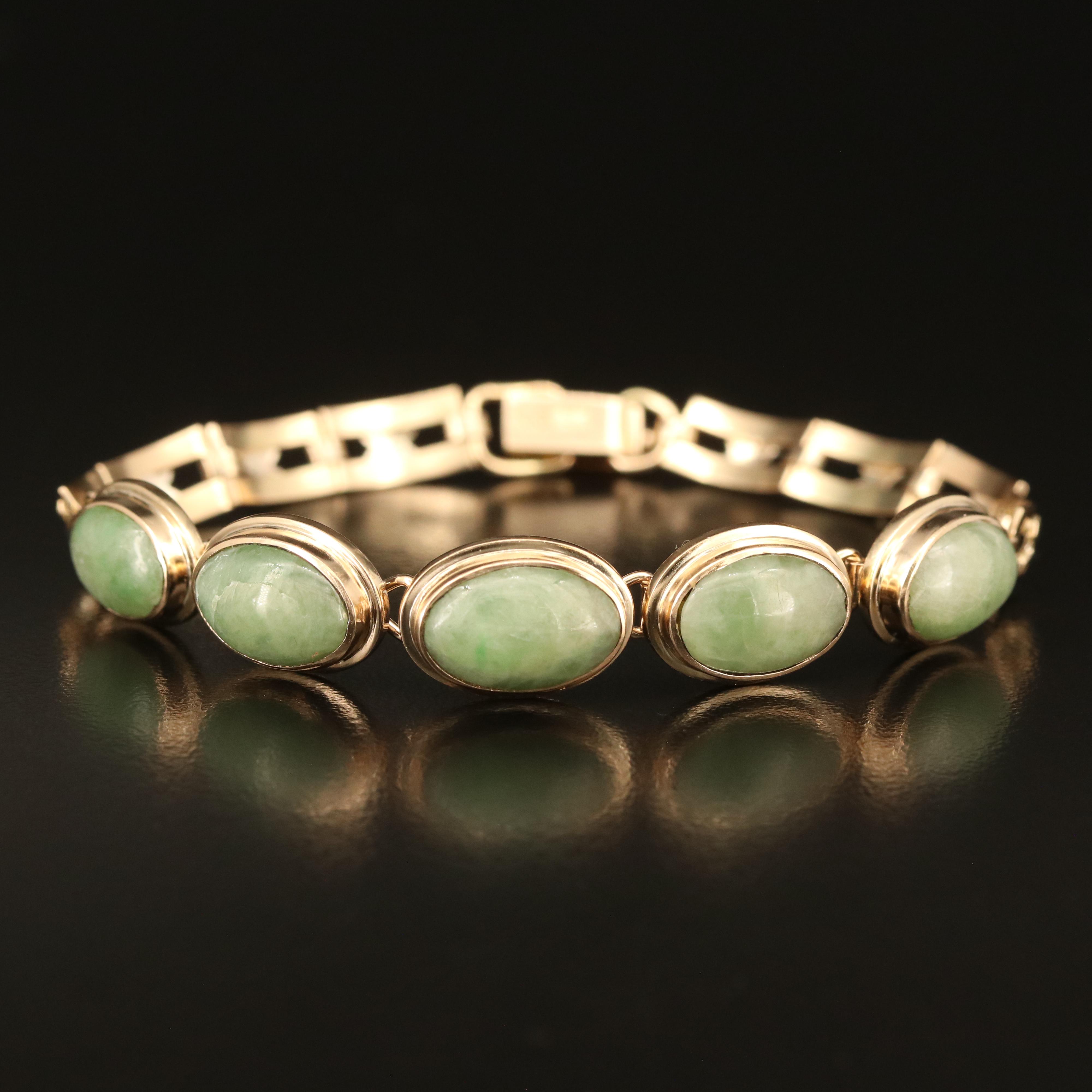 10K Jadeite Bracelet