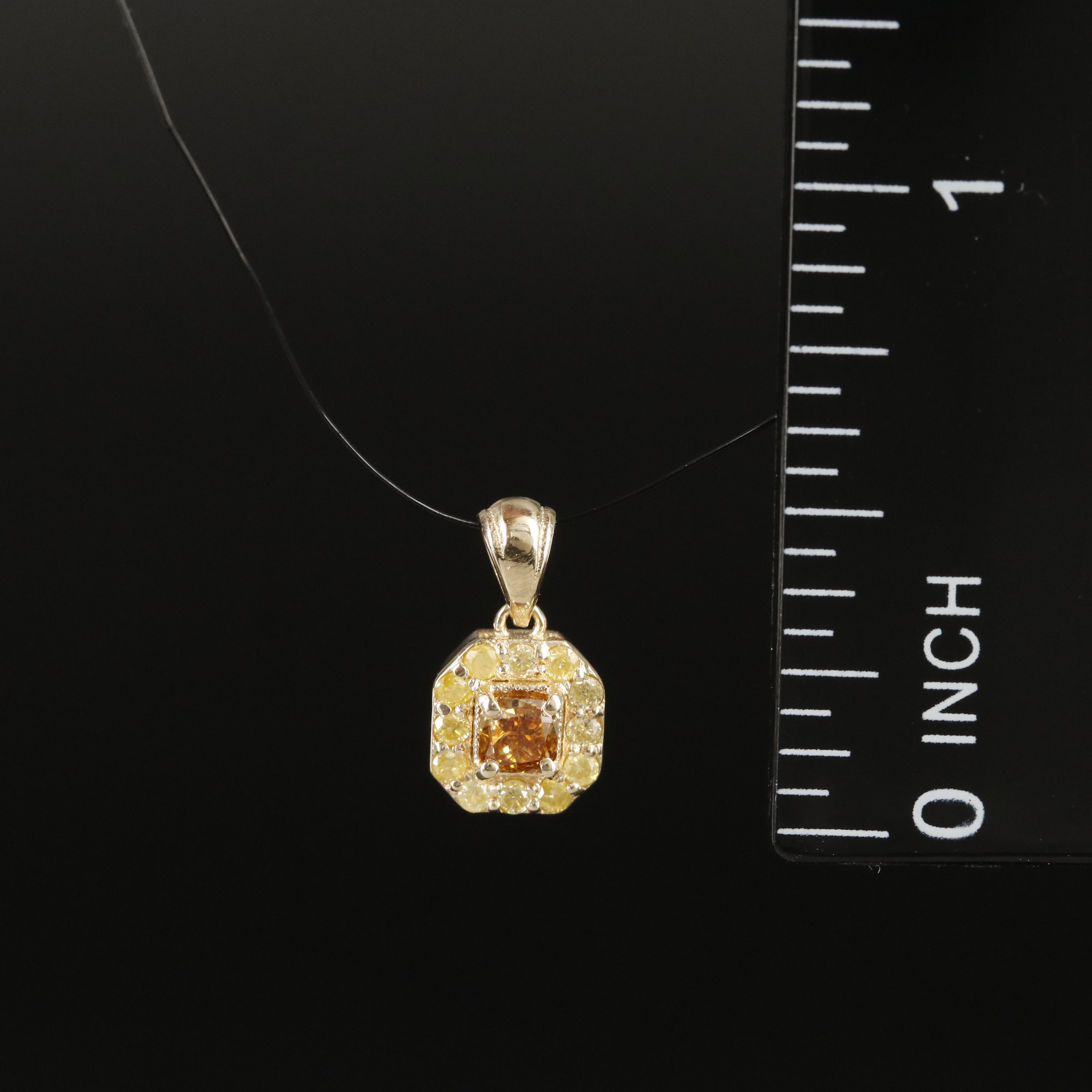 14K 0.31 CTW Diamond Pendant