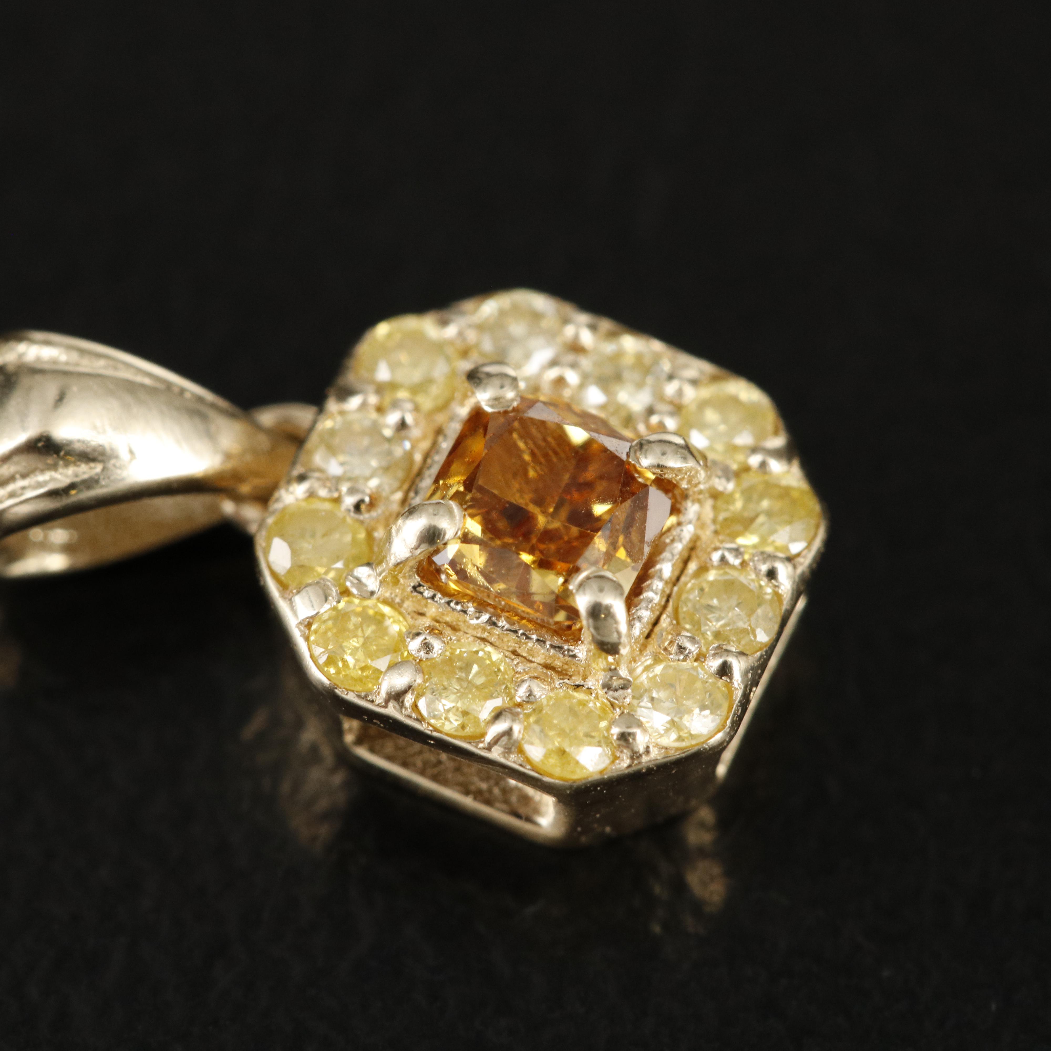 14K 0.31 CTW Diamond Pendant