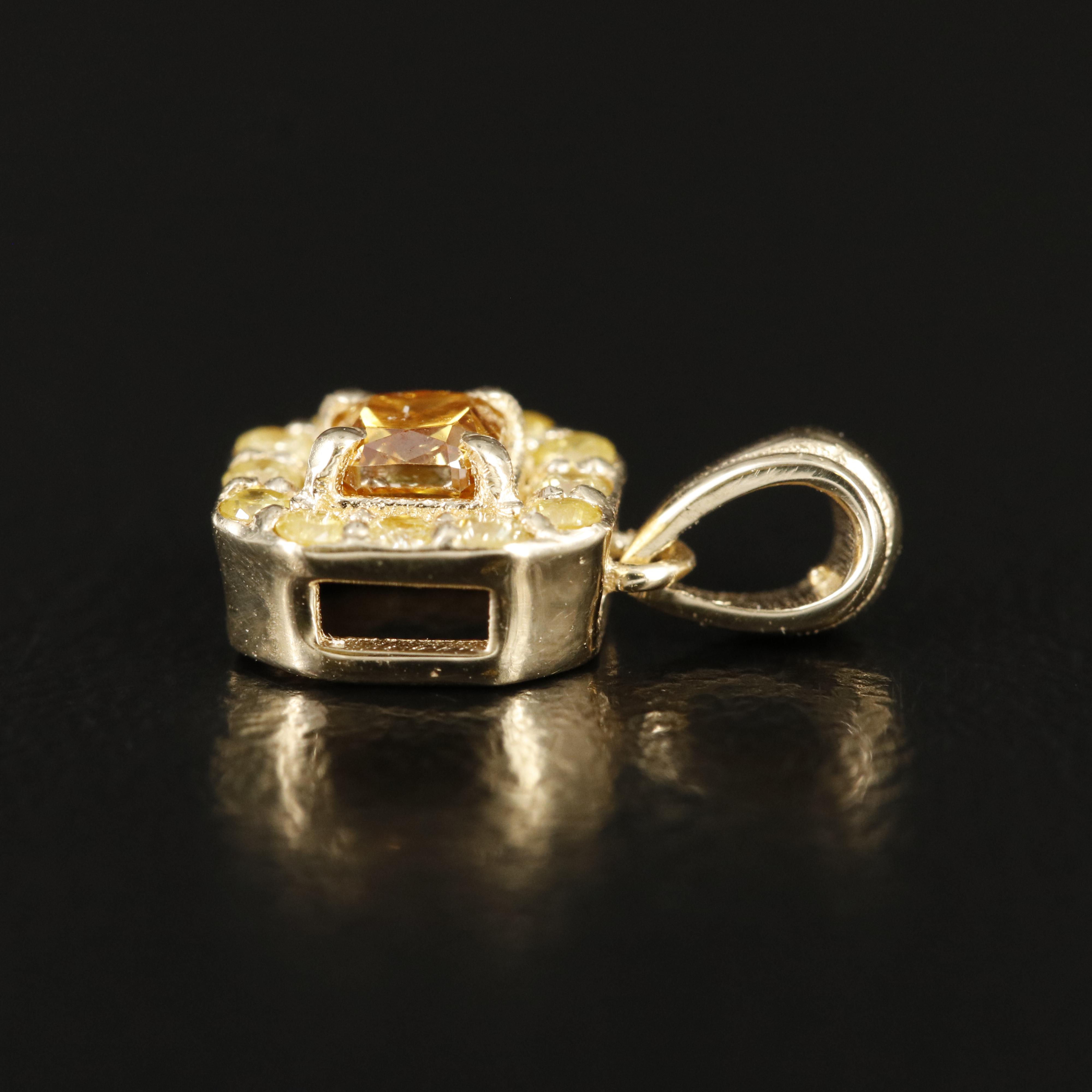 14K 0.31 CTW Diamond Pendant