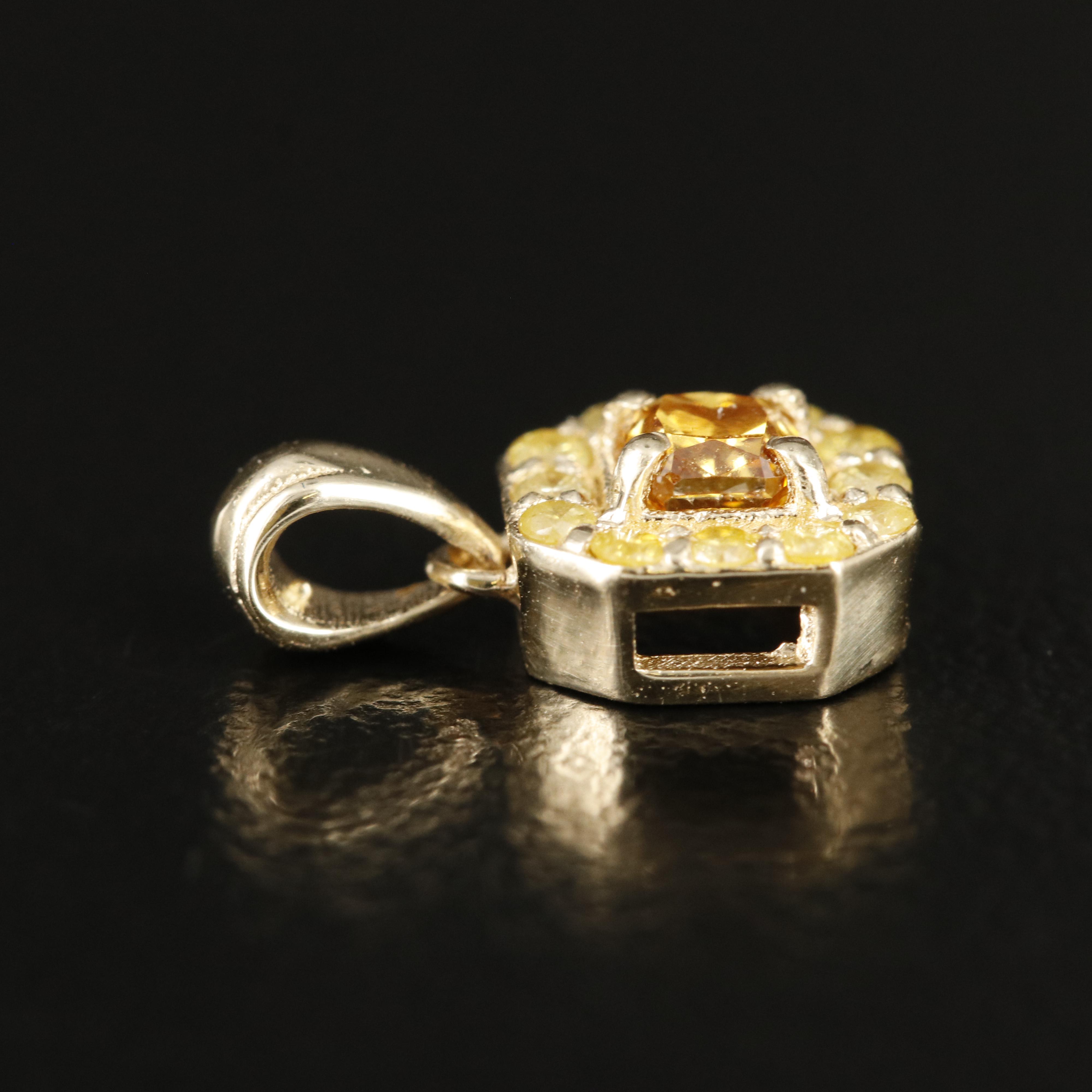 14K 0.31 CTW Diamond Pendant