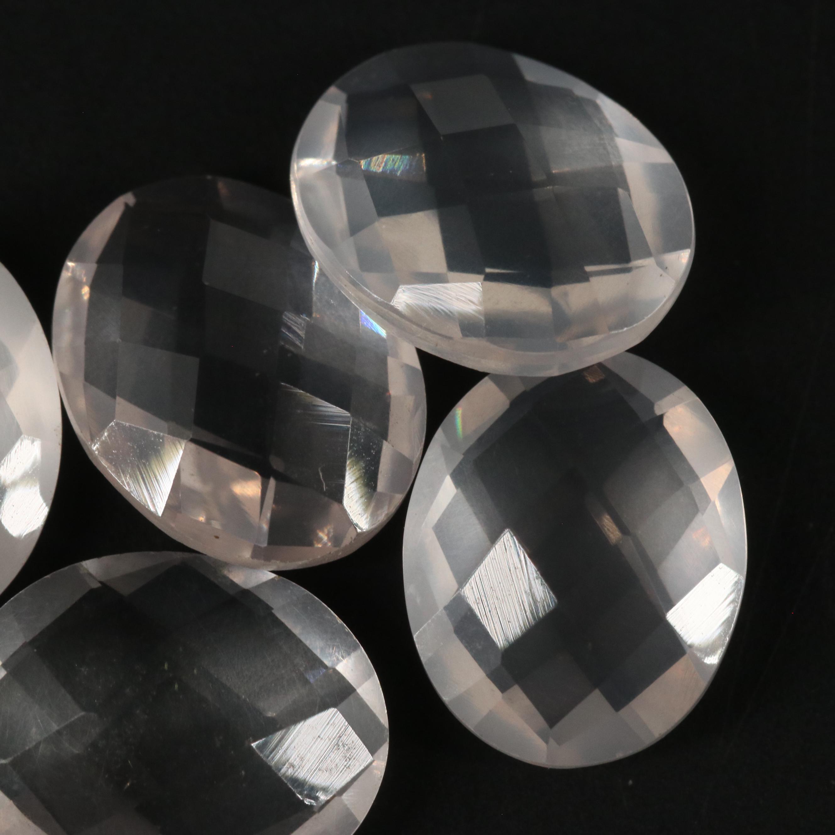 Loose 10.19 CTW Rose Quartz