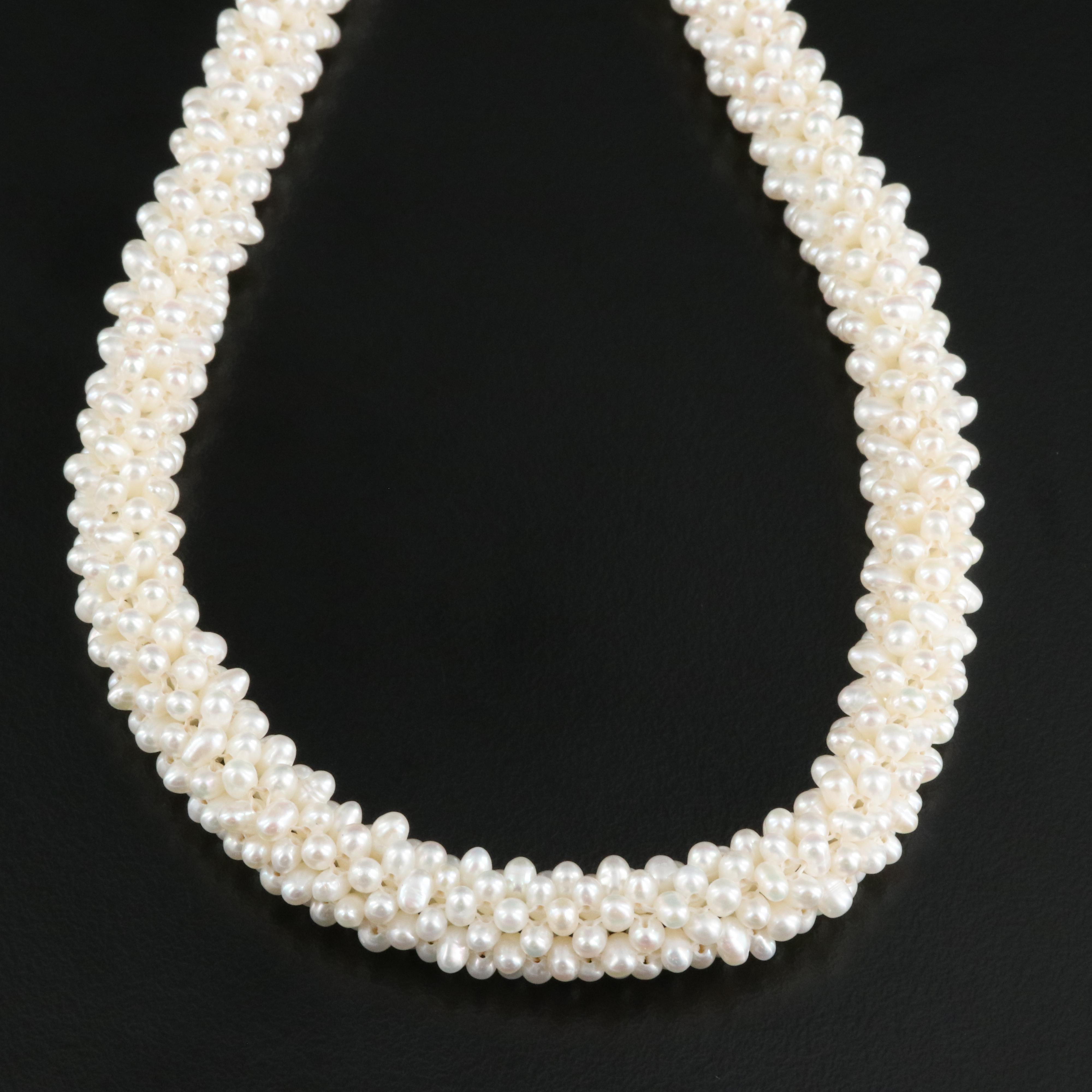 Pearl Necklace with 14K Clasp
