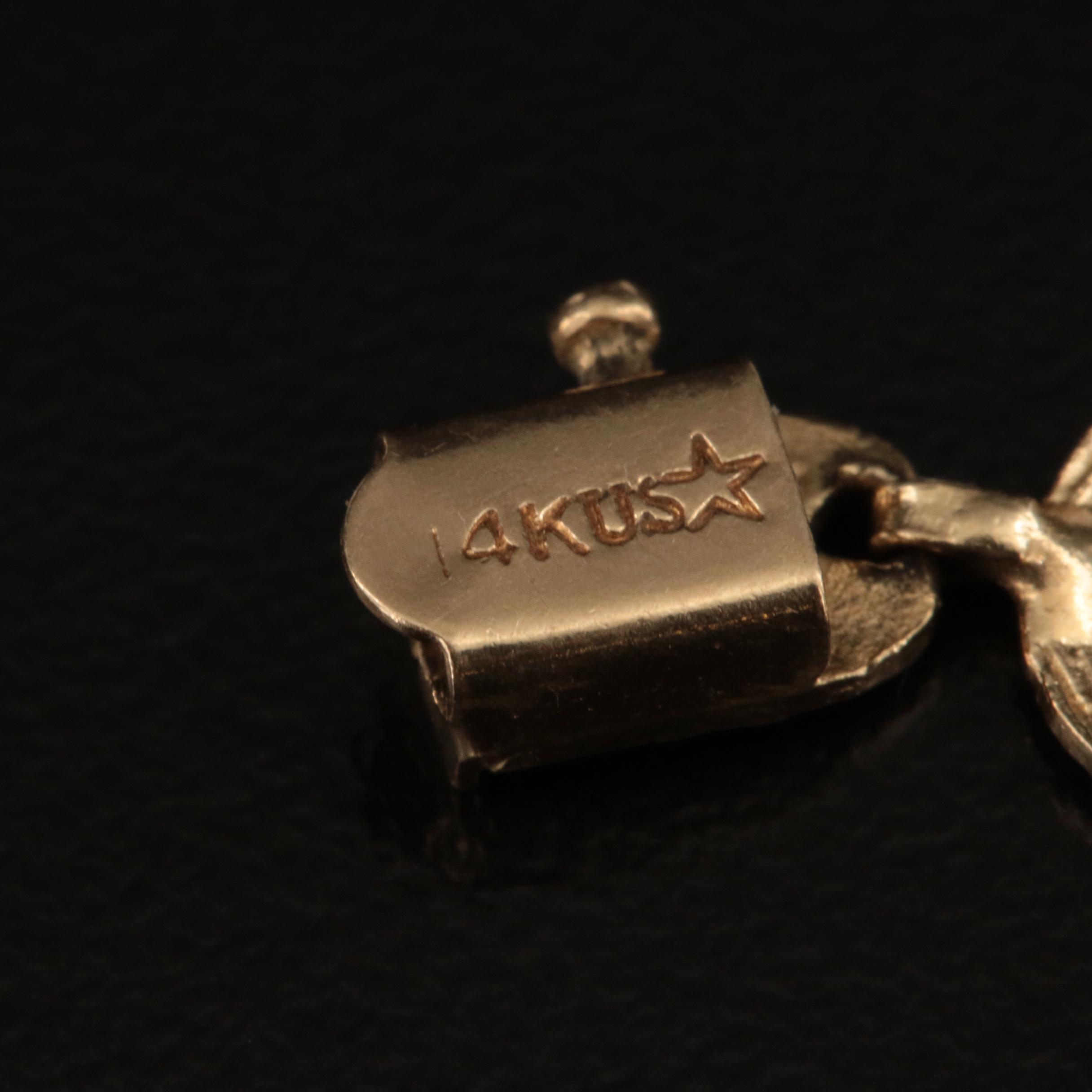 14K Sand Dollar Bracelet