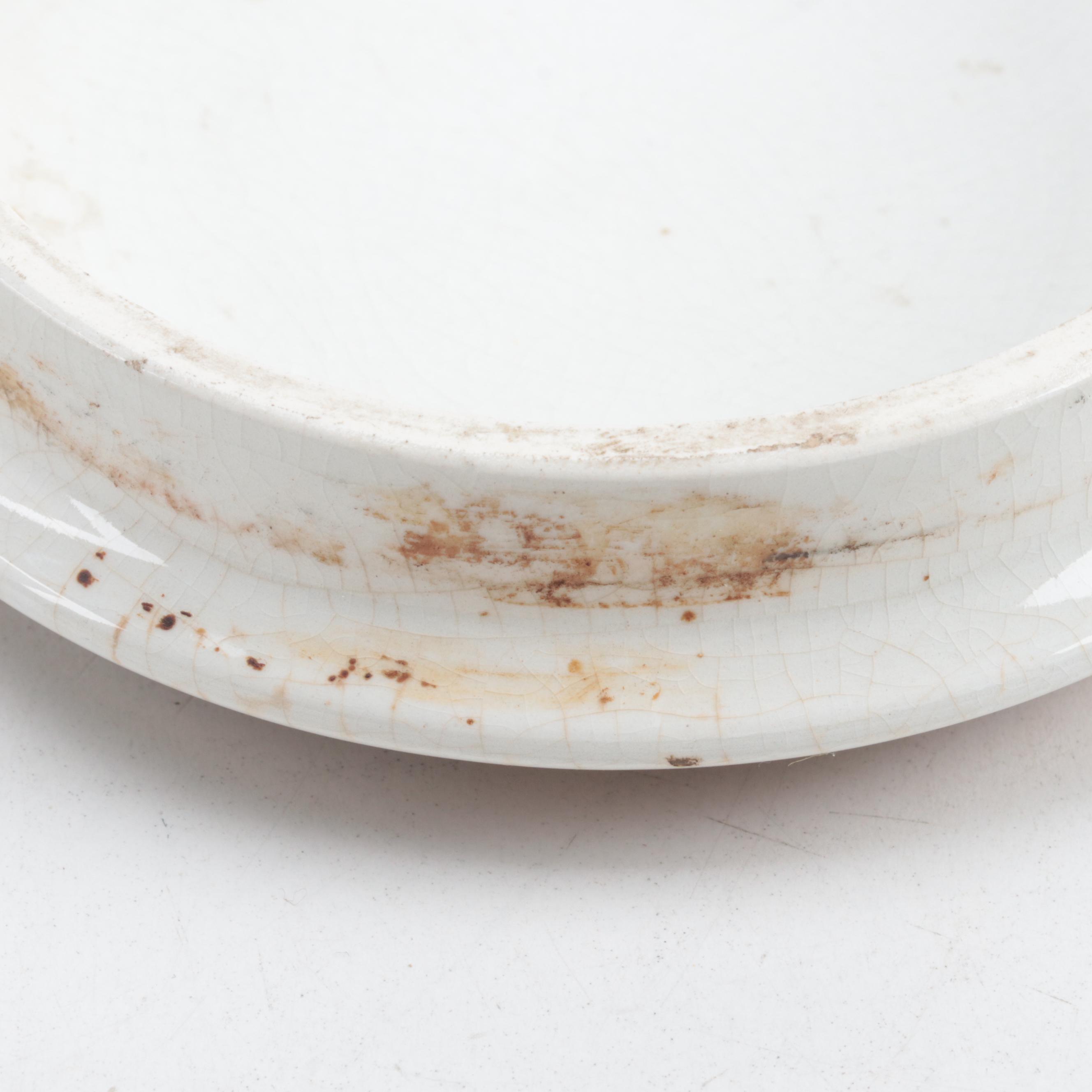 Prattware Pot Lids Depicting English Scenes, 19th Century