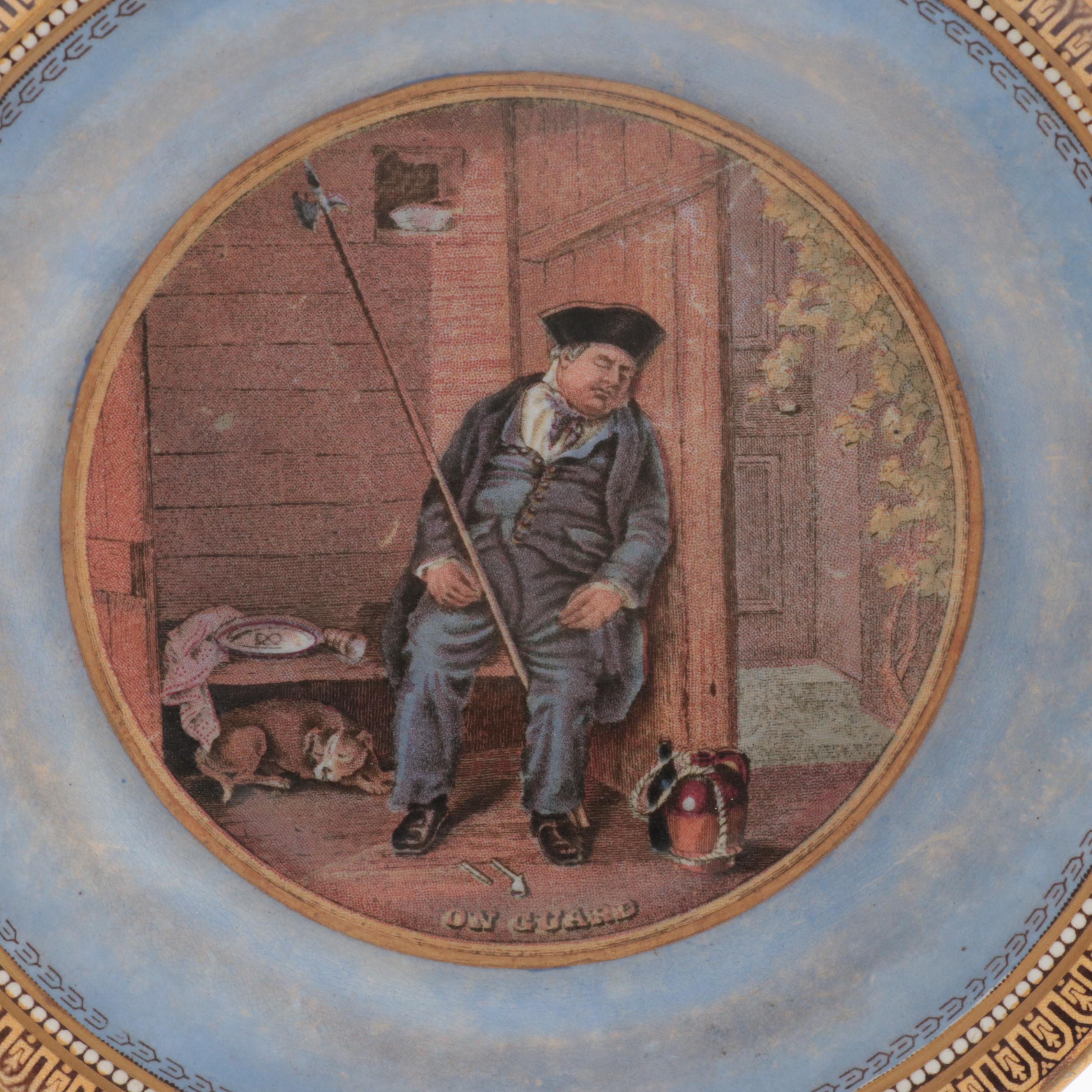 Prattware Earthenware Plates and Pots