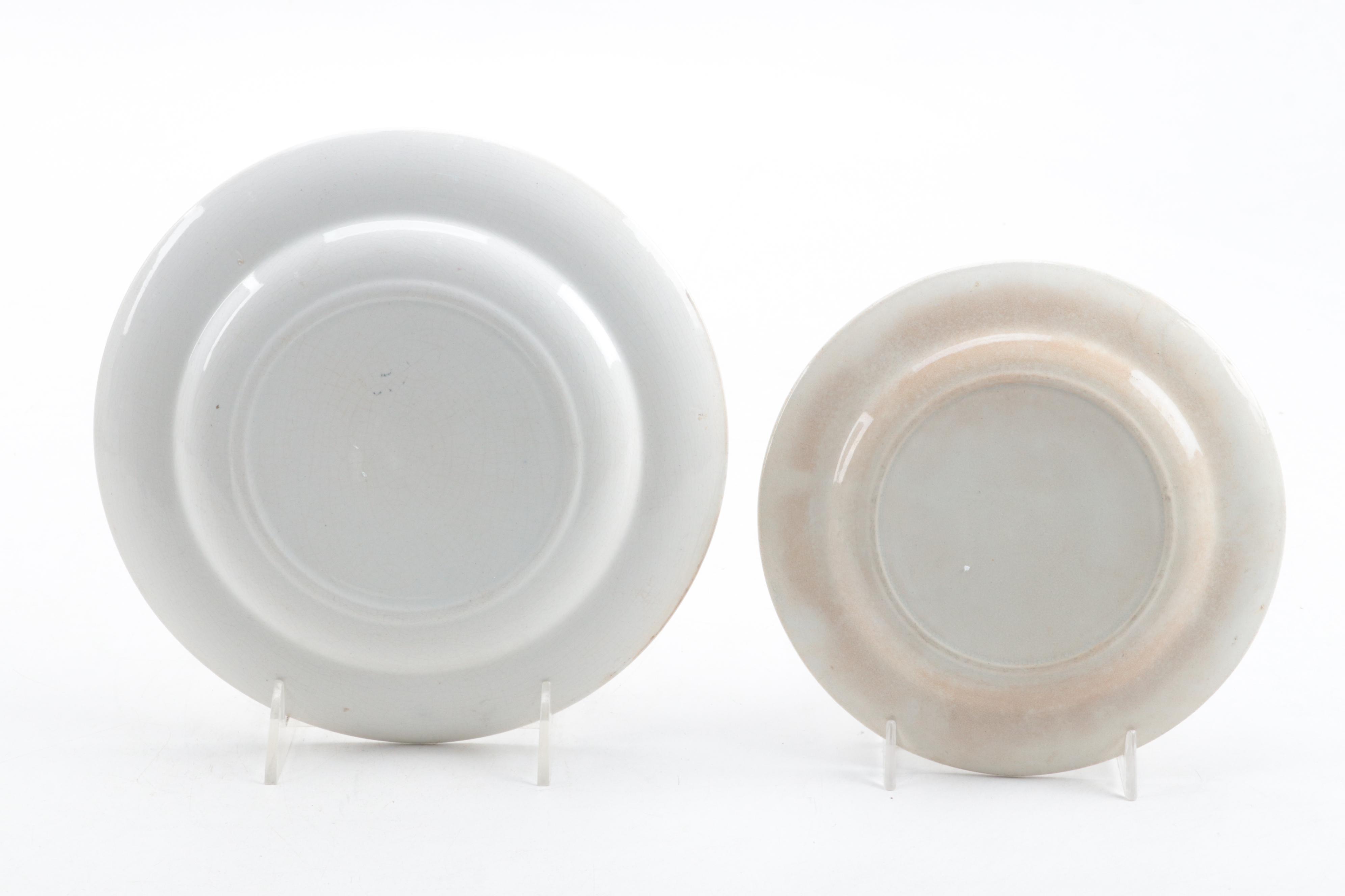 Prattware Earthenware Plates and Pots