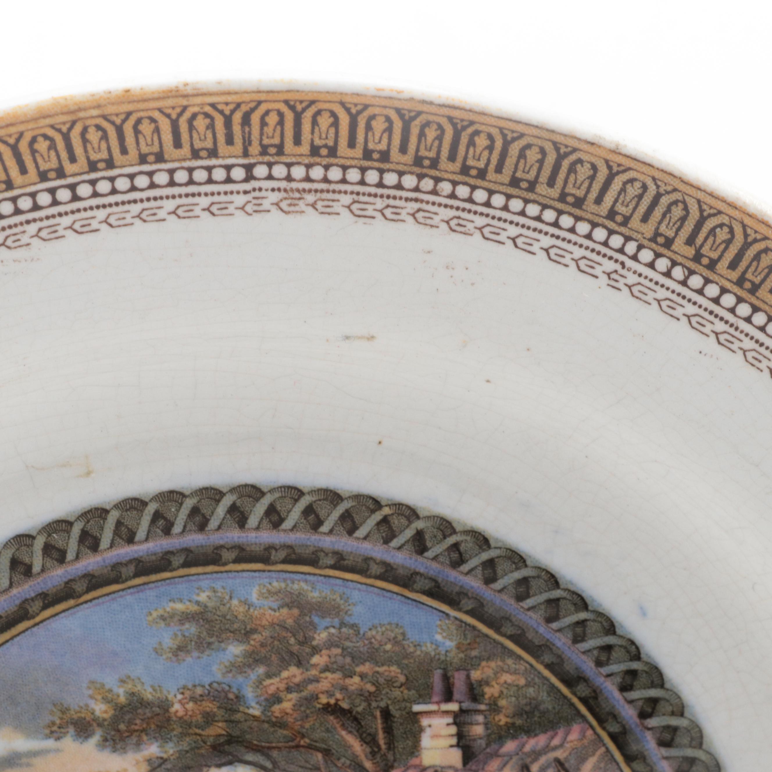 Prattware Earthenware Plates and Pots