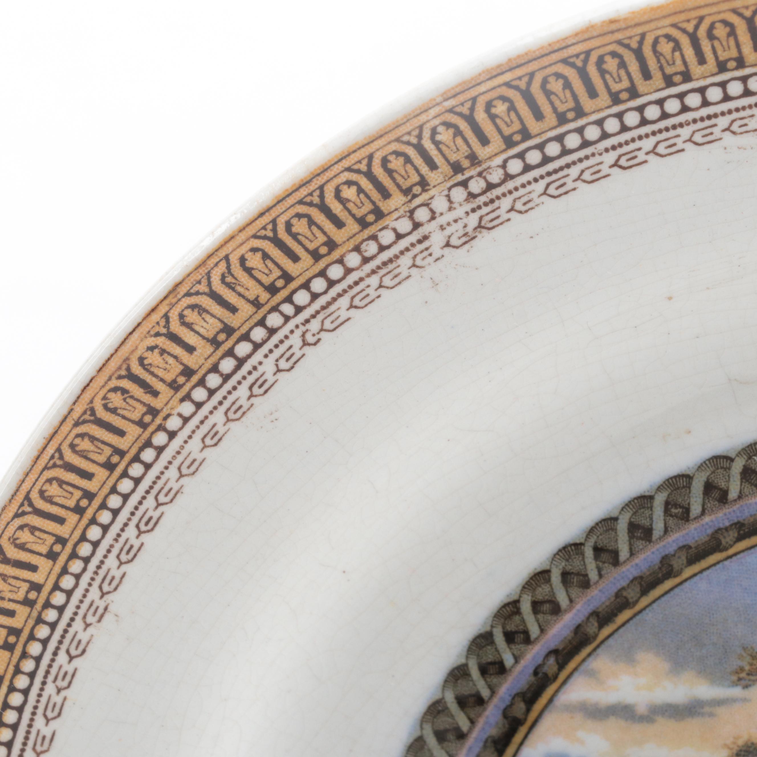 Prattware Earthenware Plates and Pots